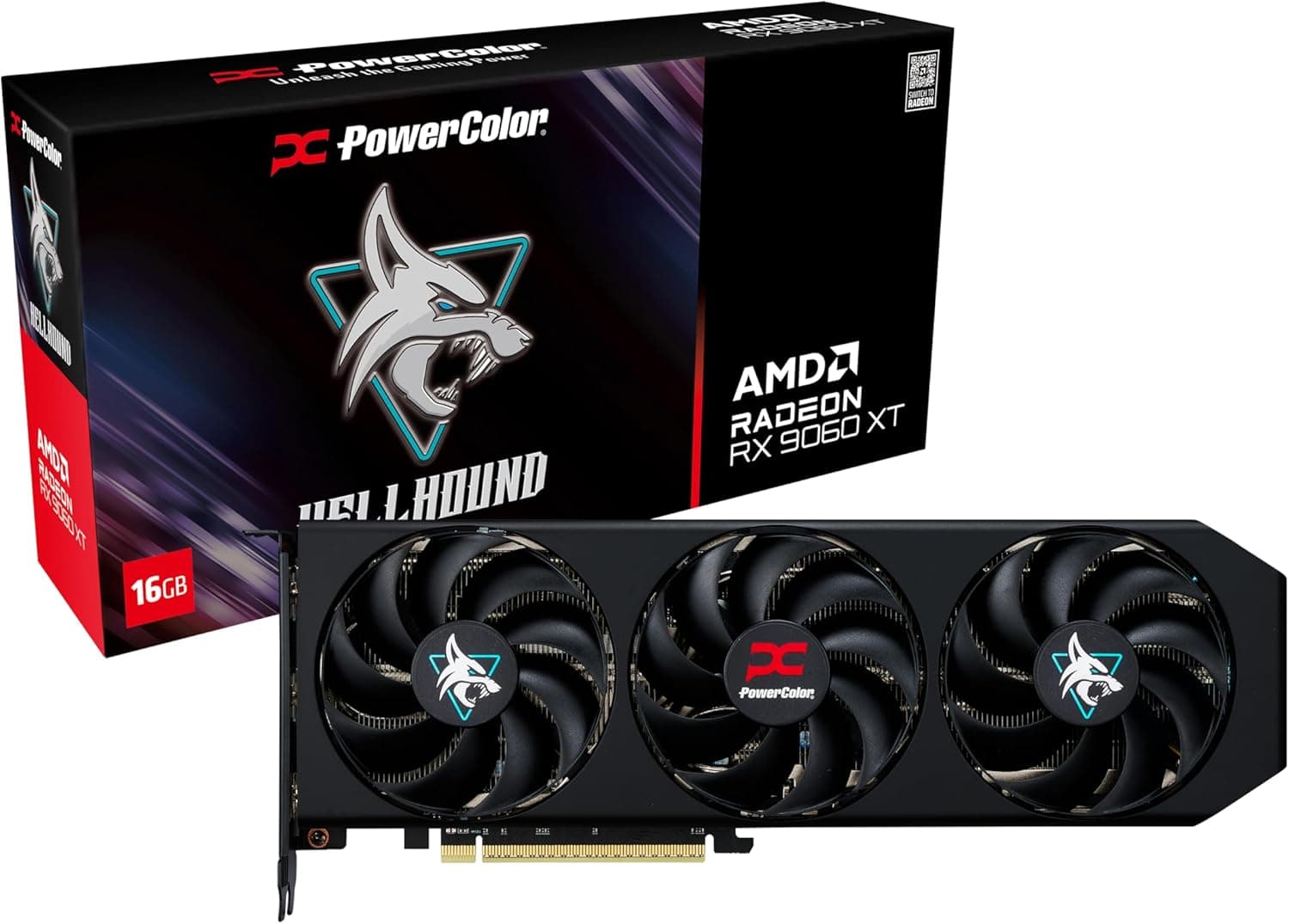 PowerColor RX9060XT 16G-L/OC Radeon RX 9060 XT搭載 16GB GDDR6グラフィックボード