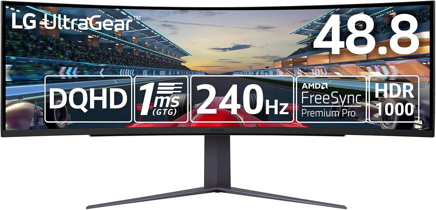 LG ゲーミングモニター 49GR85DC-B 48.8インチ LG UltraGear