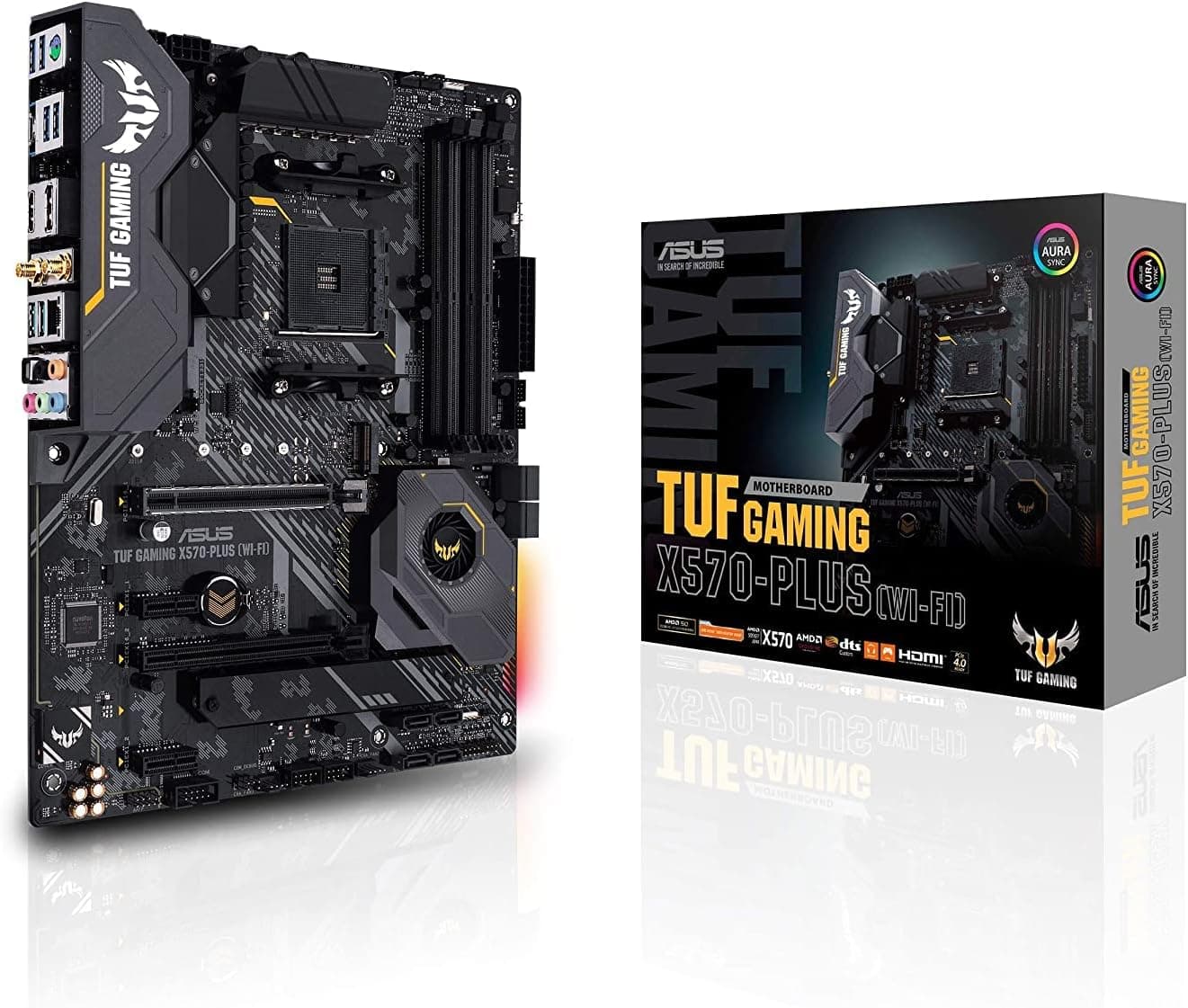 ASUS AMD X570 搭載 AM4 対応マザーボード TUF GAMING X570-PLUS (WI-FI)【ATX】