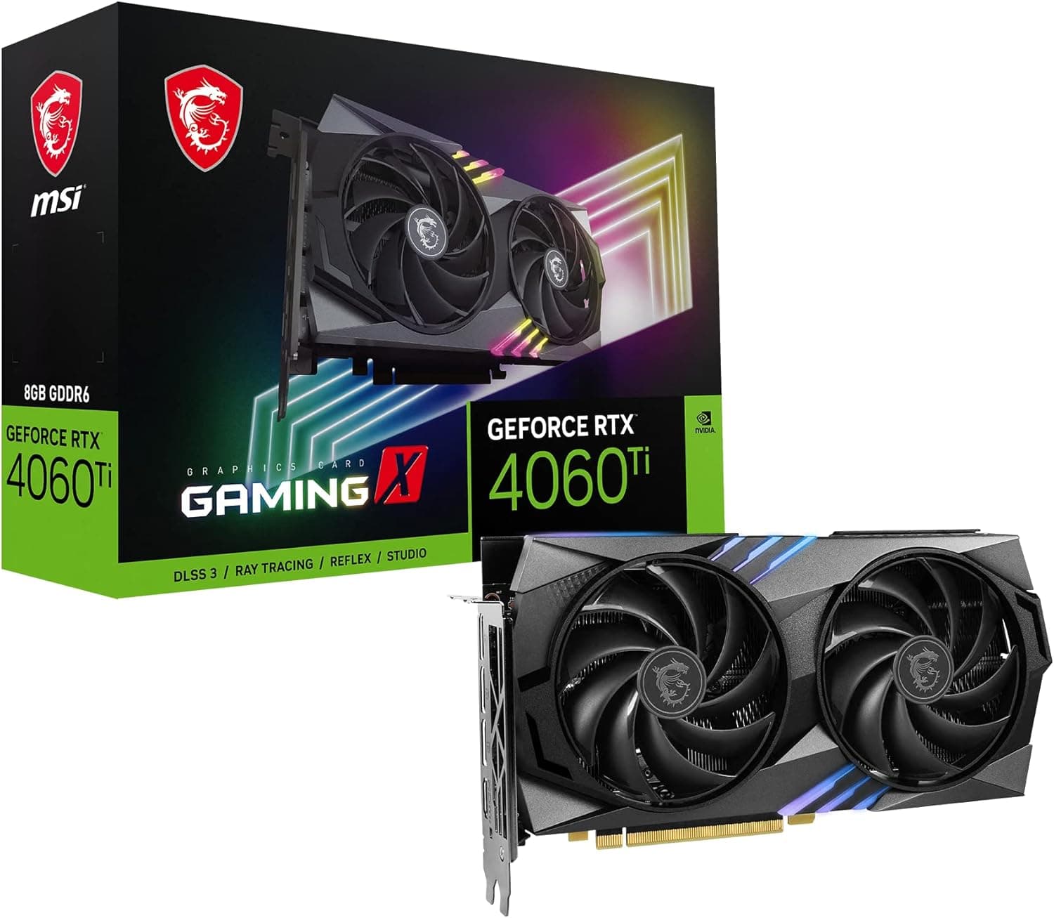 MSI RTX4060 Ti GAMING X 8GB GDDR6 ゲームに最適