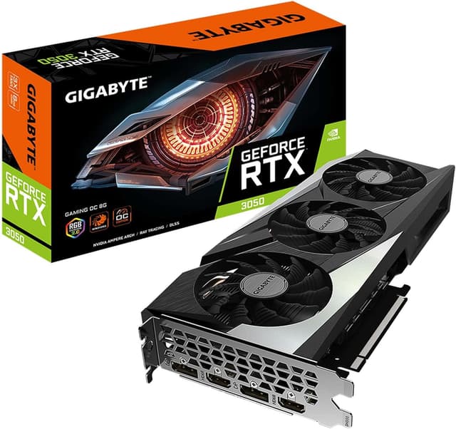 GIGABYTE (ギガバイト) GeForce RTX 3050 ゲーミング OC 8G グラフィックカード WINDFORCEファン 3倍 8GB GDDR6 128ビット GDDR6 GV-N3050GAMING OC-8GD ビデオカード