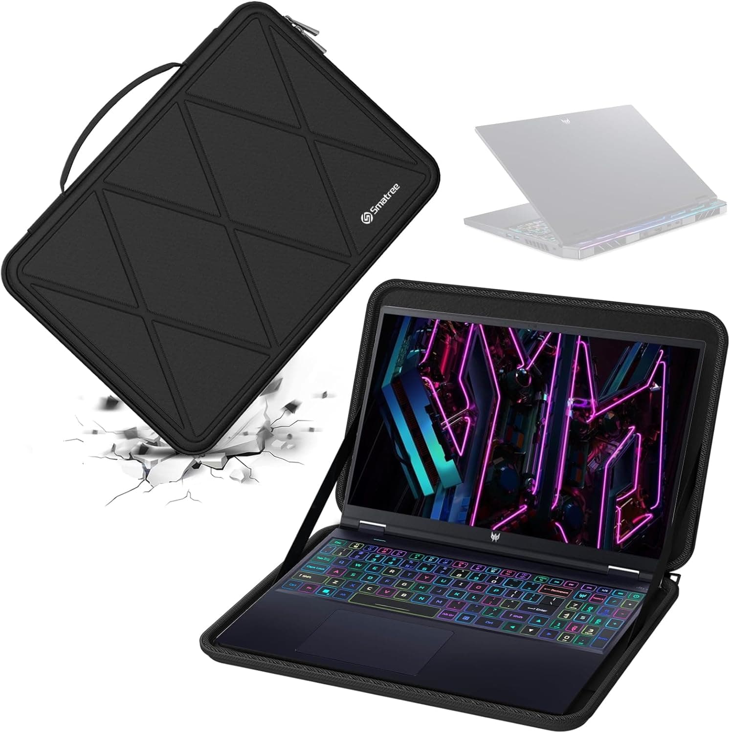 Smatree ハードEVA保護スリーブケース 16インチ Acer Nitro 16