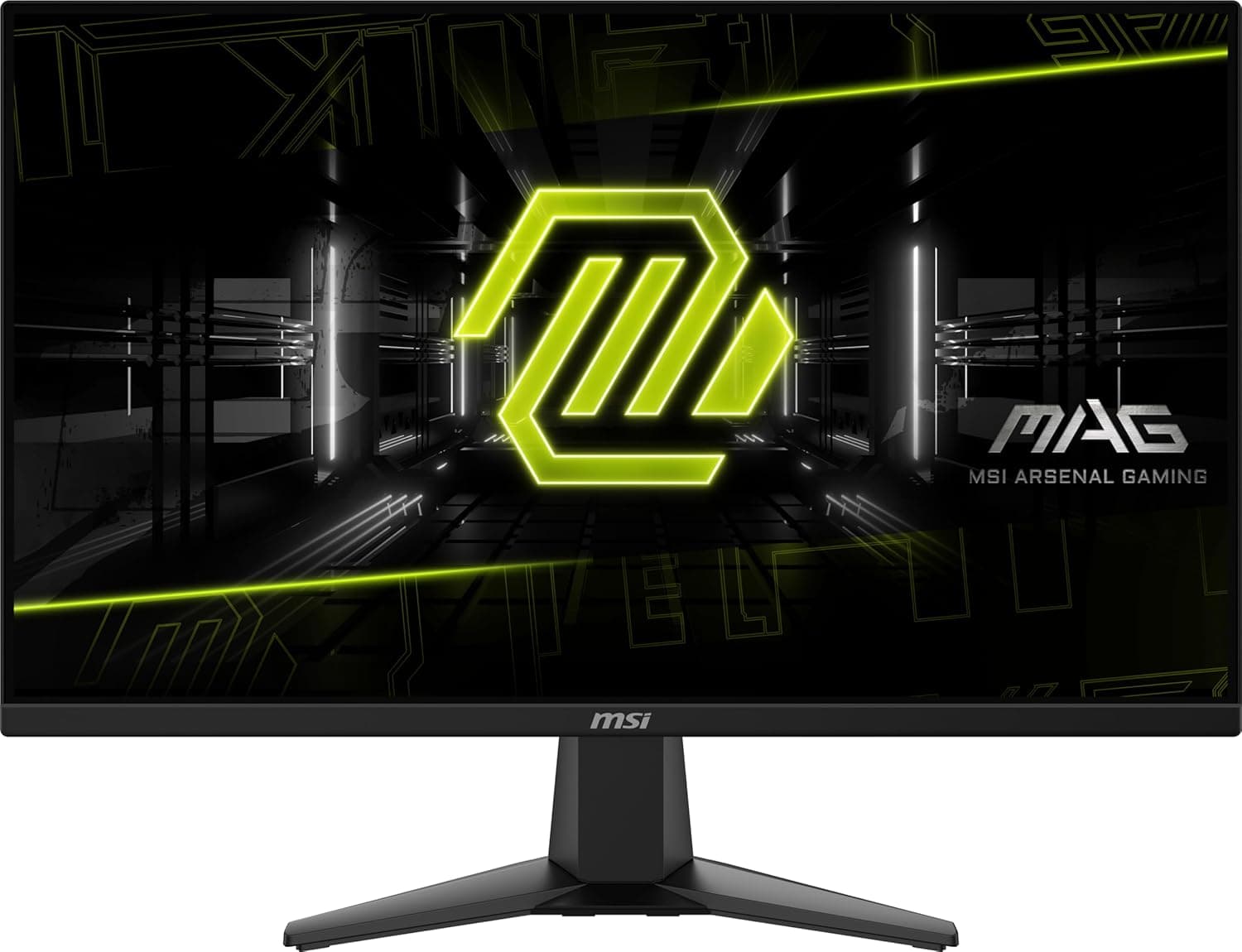 MSI MAG 275F 27インチ QD-OLED 1920 x 1080 (FHD) コンピューターモニター 180Hz 適応同期 HDMI ディスプレイポート VGAポート VESAマウント可能チルト高さ調整可能スピーカー 0.5ms ブラック