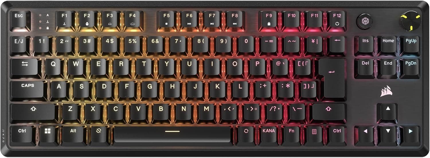 【限定】CORSAIR K70 CORE TKL MLX REDスイッチブラックゲーミングキーボード日本語配列 CH-911911E-JP2