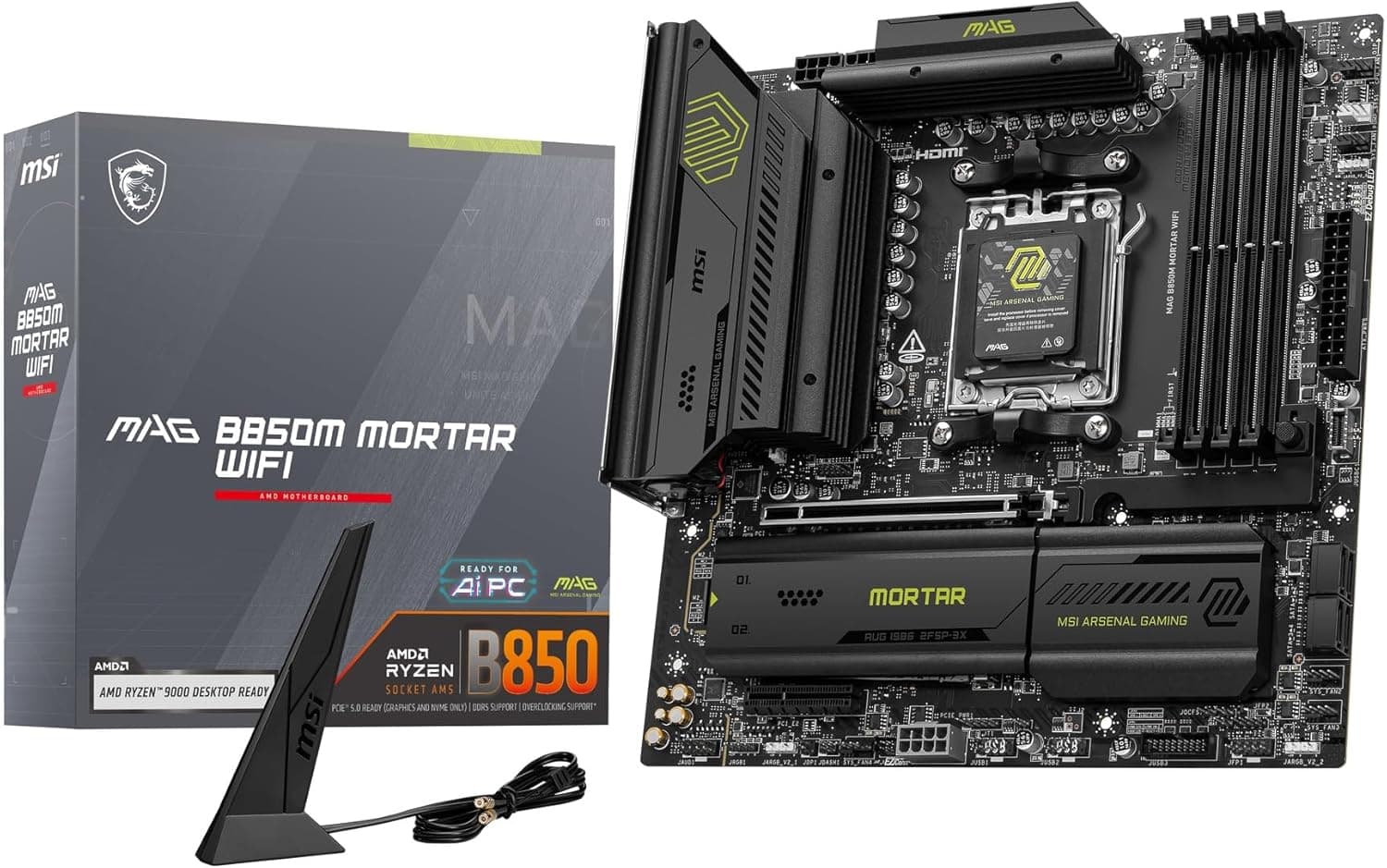 MSI MAG B850M MORTAR WIFI Micro-ATXマザーボード MB6758