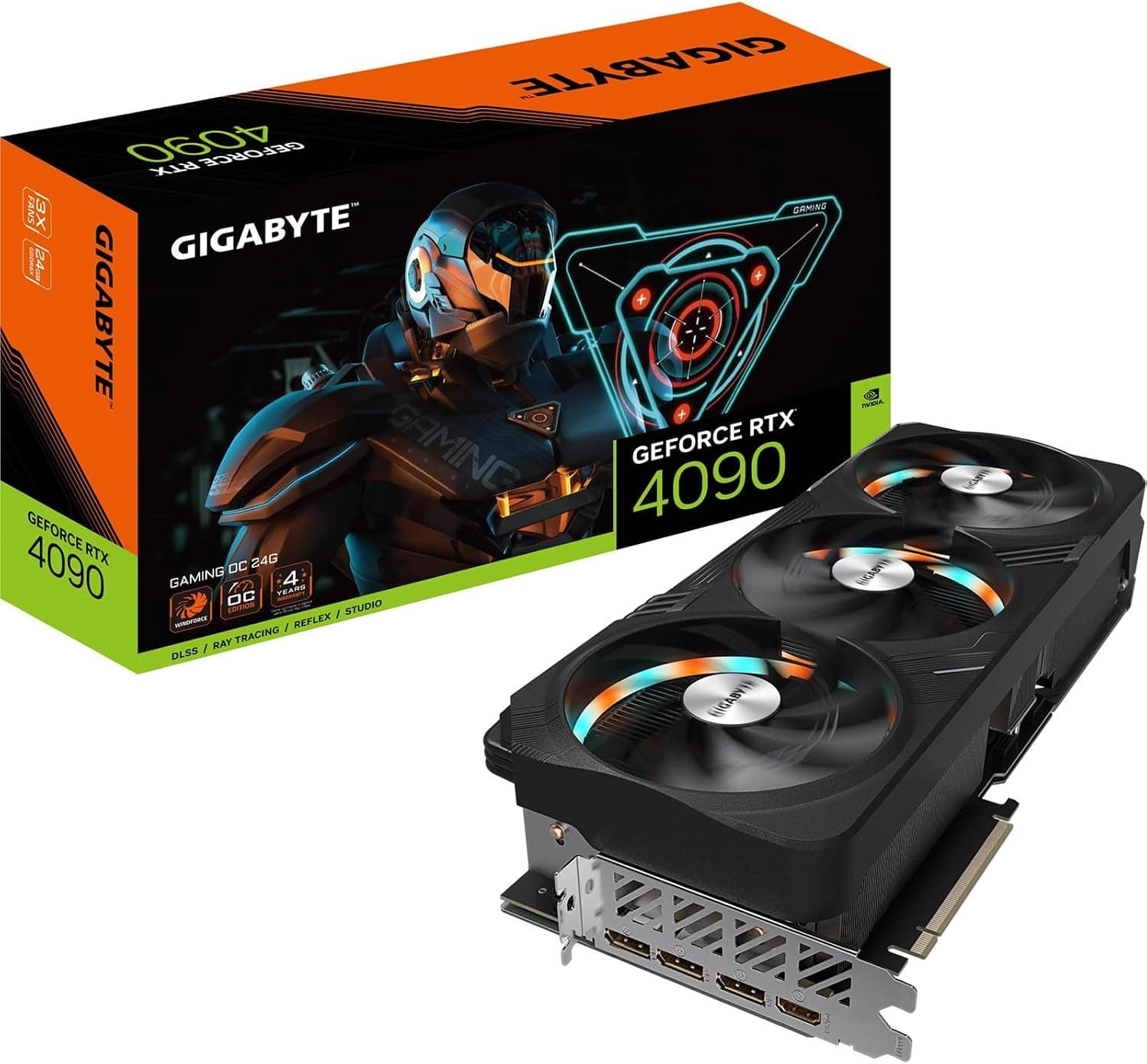 GIGABYTE nVidia GeForce RTX 4090 GAMING OC 24G ビデオカード