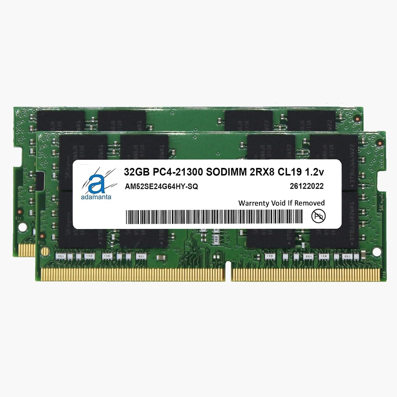 Adamanta 64GB (2x32GB) メモリー アップグレード対応 2019 Apple iMac 27インチ Retina 5K ディスプレイ付き 2018 年後期 Apple Mac Mini DDR4 2666Mhz PC4-21300 SODIMM 2Rx8 CL19 1.2v DRAM RAM