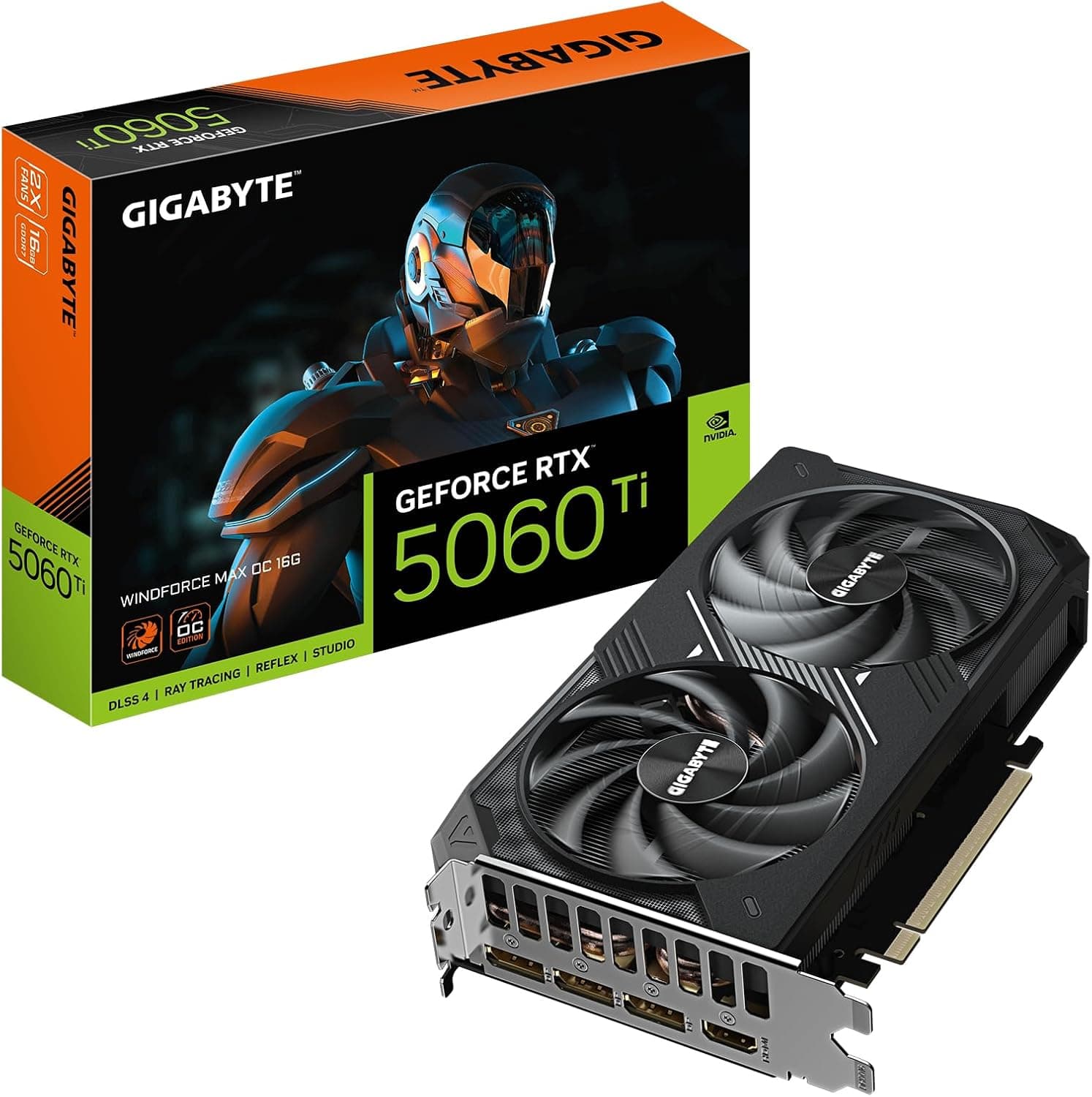 Gigabyte GeForce RTX 5060 Ti WINDFORCE MAX OC 16G グラフィックスカード - 16GB GDDR7