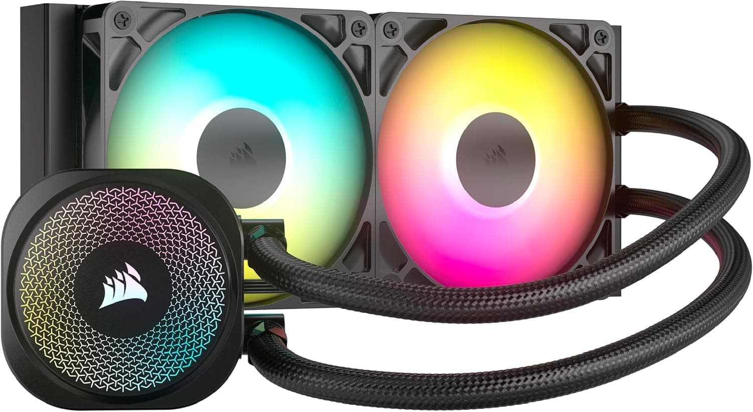 CORSAIR Nautilus 240 RS ARGB 液体CPUクーラー – 240mm AIO – 低ノイズ – マザーボード直接接続 – デイジーチェーン – Intel LGA 1851