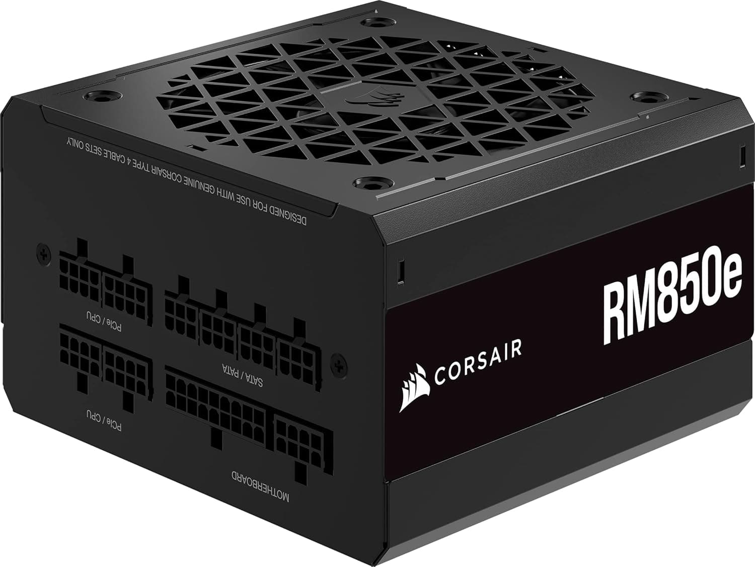 Corsair RM850e (2023) Fully Modular Low-Noise ATX Power Supply - ATX 3.0 &amp; PCIe 5.0 Compliant - 105°C-Rated Capacitors - 80 Plus Gold Efficiency - Modern St