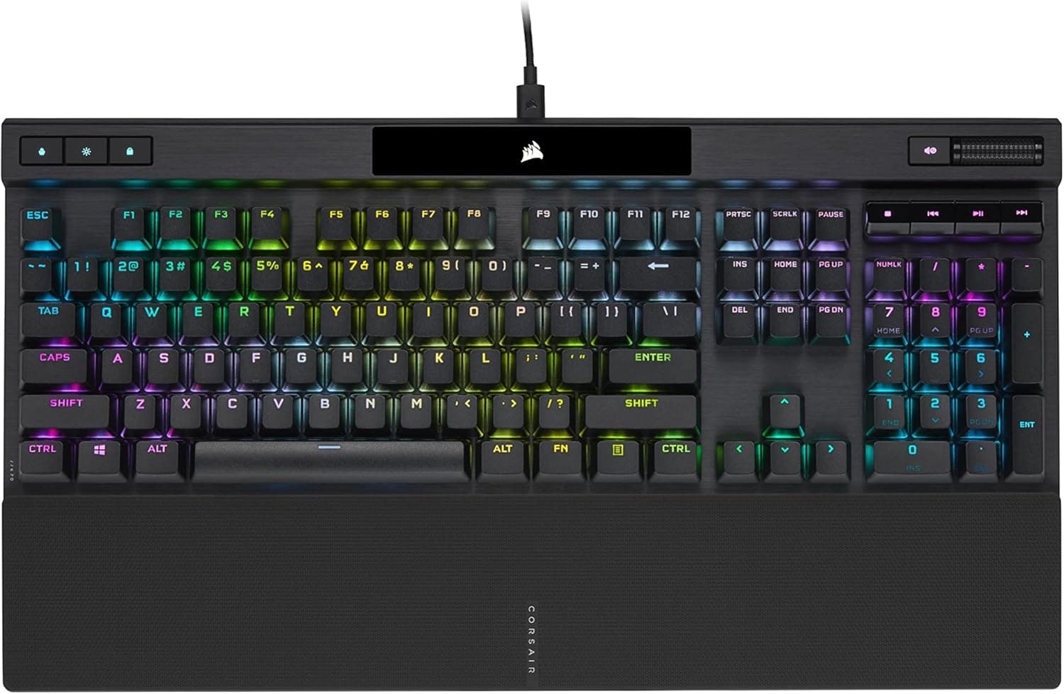 Corsair K70 RGB PRO メカニカルゲーミングキーボード バックライトRGB LED Cherry MX ブラウンキースイッチ ブラック