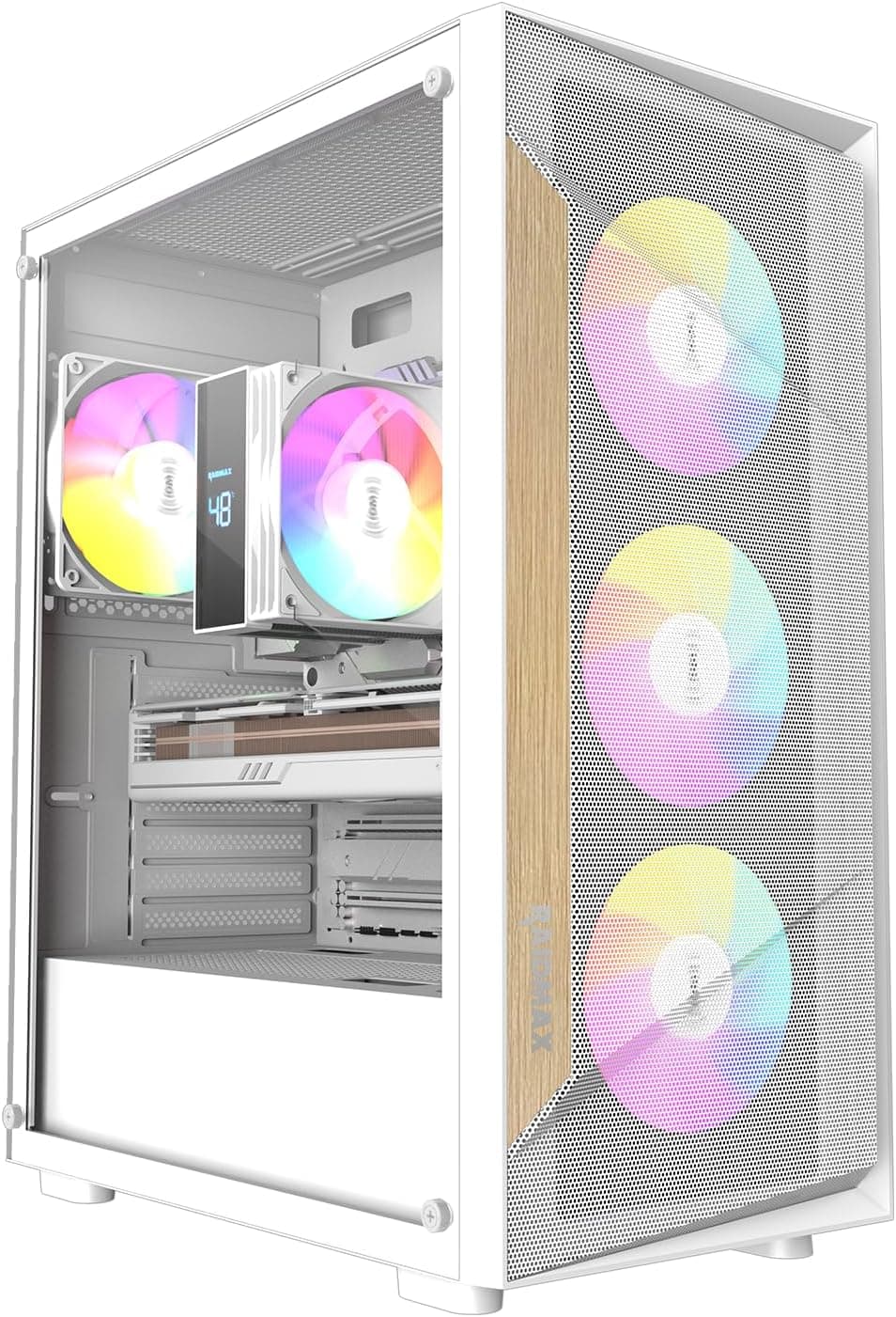 RAIDMAX Vector ARGB ATX ミッドタワー メッシュゲーミングPCケース