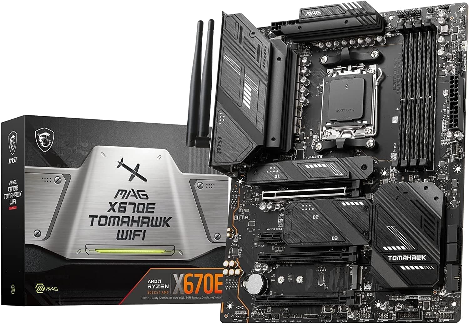 MSI マザーボード【MSI 人気定番モデル】MAG X670E TOMAHAWK WIFI AMD Ryzen 7000