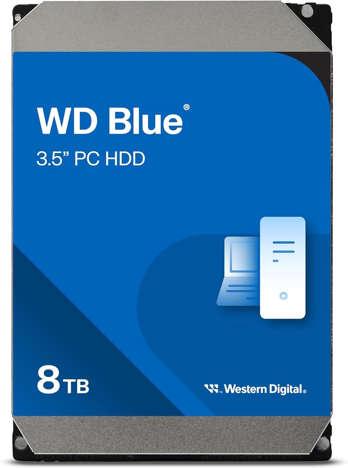 【限定】Western Digital ウエスタンデジタル WD Blue 内蔵 HDD ハードディスク 8TB CMR 3.5インチ SATA 5640rpm キャッシュ256MB メーカー保証2年 WD80EAAZ-AJP エコパッケージ【国内正規取扱代理店】