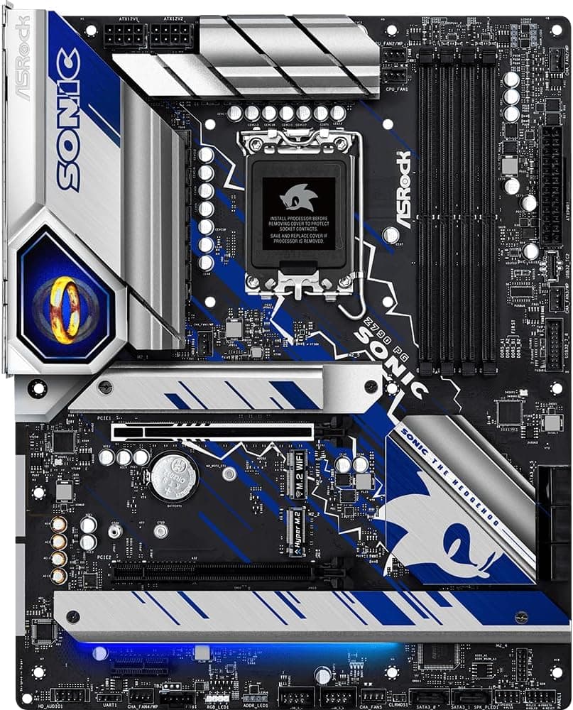 ASRock マザーボード Z790 PG SONIC Intel 第12世代 ・ 13世代 CPU （ LGA1700 ）対応 Z790チップセット DDR5 ATX マザーボード 【国内正規代理店品】
