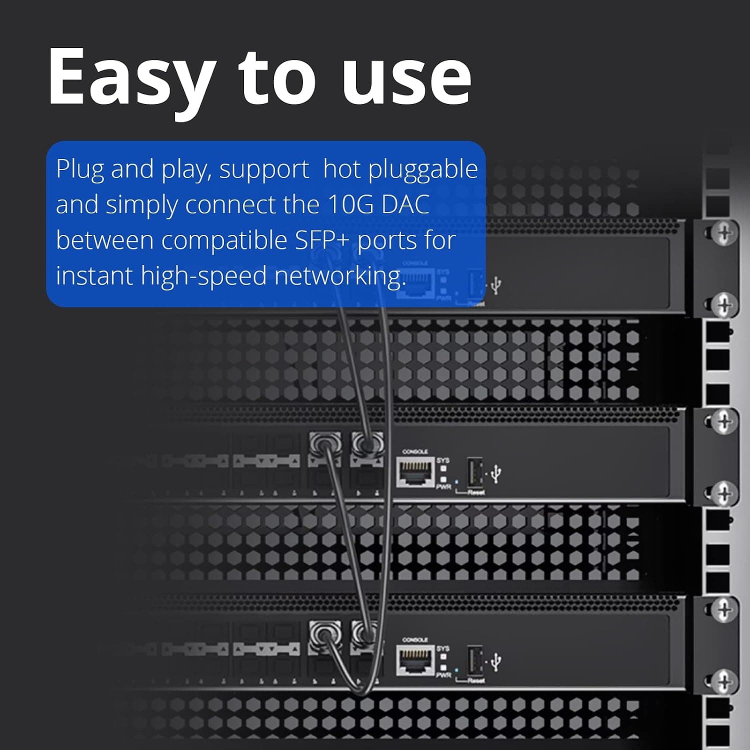 10G SFP+ Twinaxケーブルダイレクトアタッチ銅(DAC) パッシブケーブル 0.25m (0.82フィート) Cisco SFP-H10GB-CU0.25M Meraki Ubiquiti UC-DAC-SFP+ Mikrotik Intel Fortinet Netgear D-Linkなど用 2個パ