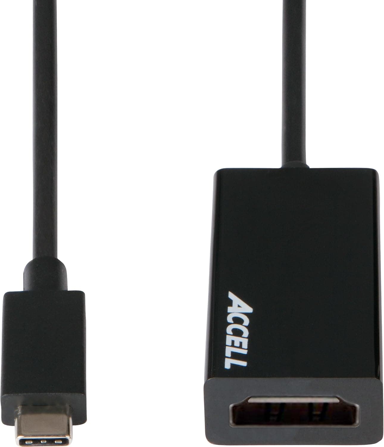 Accell USB-C - HDMIアダプター - USB 3.1 Type-C - HDMI 2.0 アクティブアダプター - 4K UHD @60Hz - Thunderbolt 3対応 DisplayPort Altモード対応