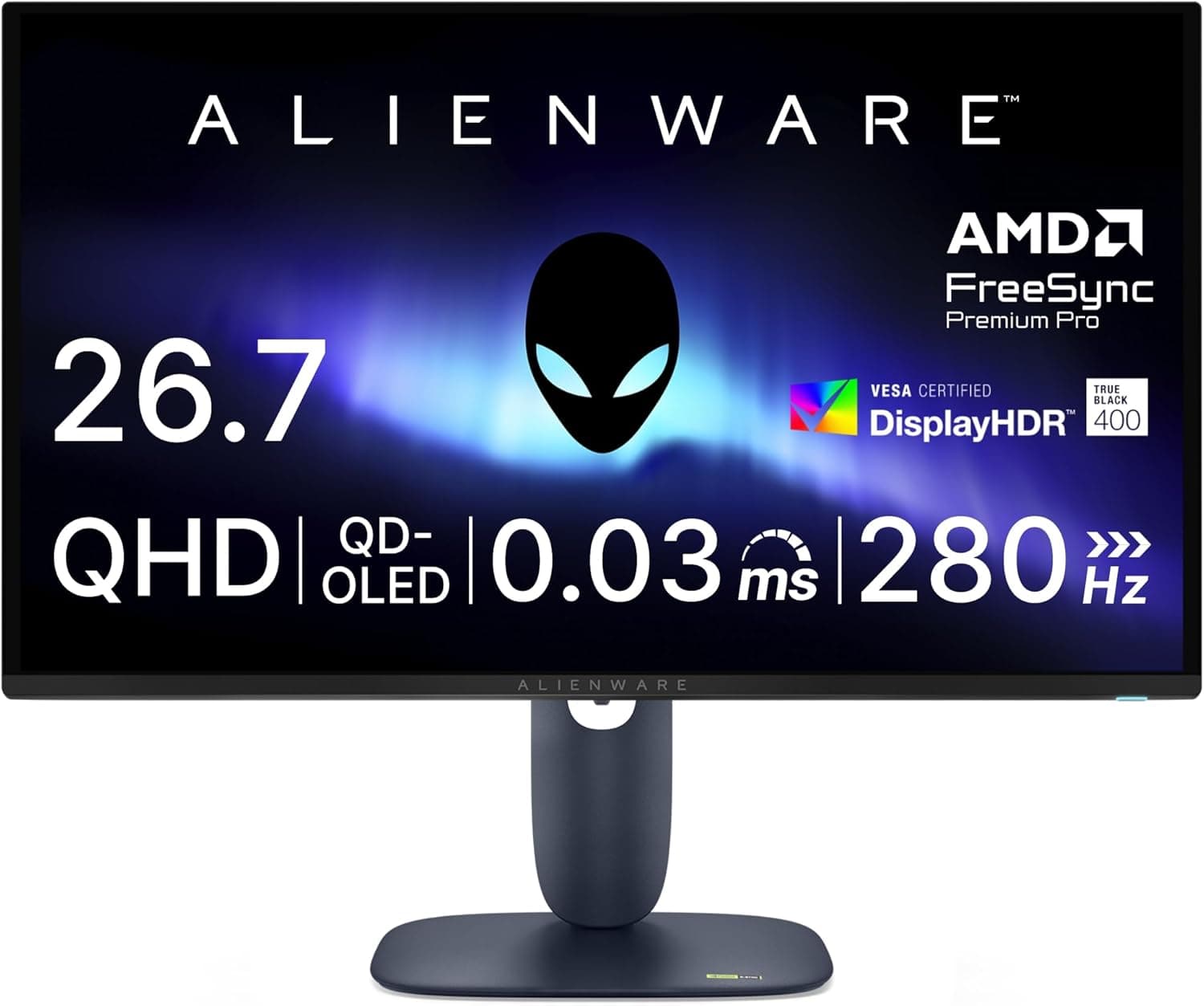 Dell AW2725D 26.7インチ 有機EL Alienware ゲーミングモニター(無輝点3年保証
