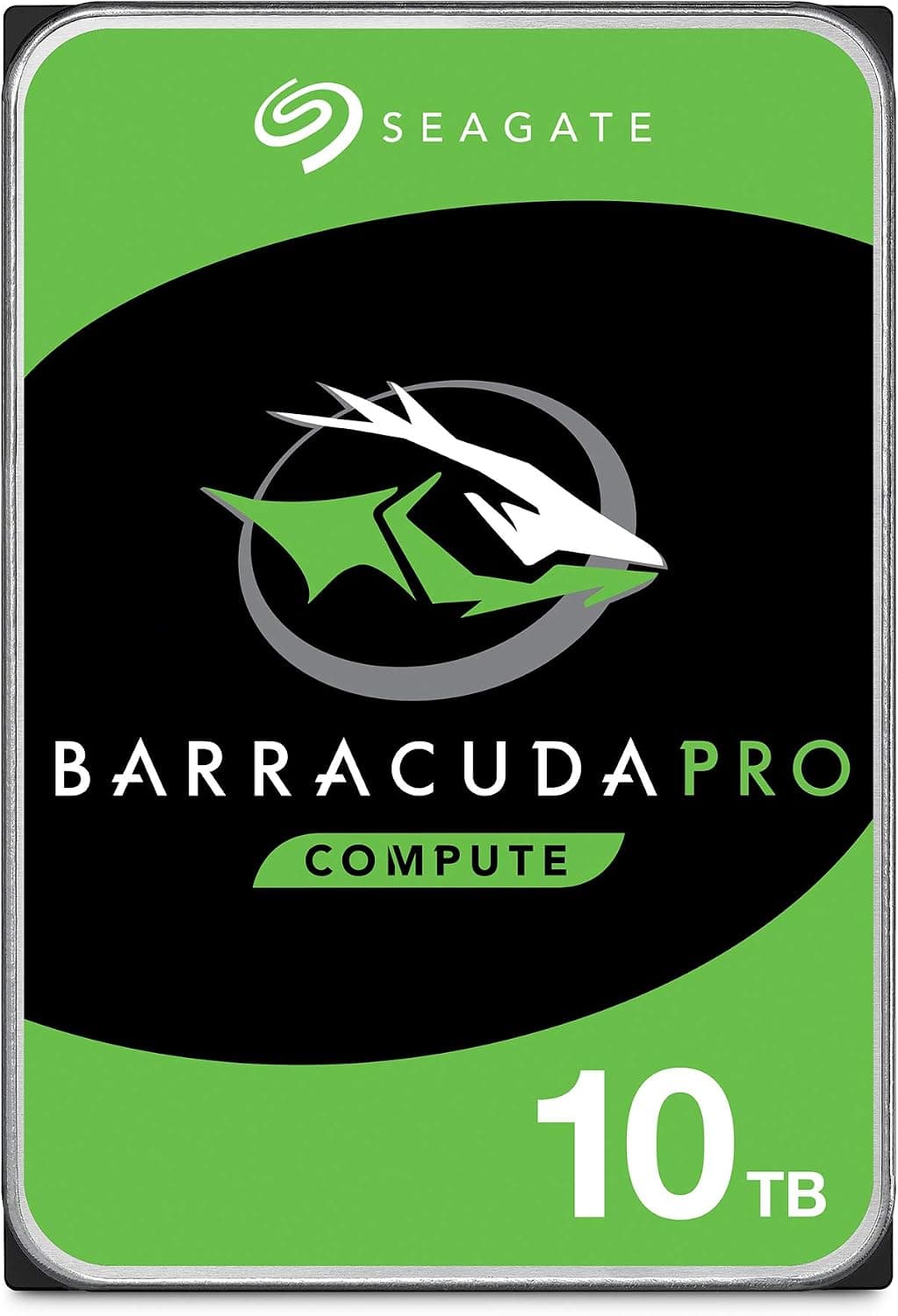 Seagate 10 TB BarraCuda Pro 3.5インチ内蔵ハードドライブ+ 2年間のレスキューデータ復旧（7200 RPM