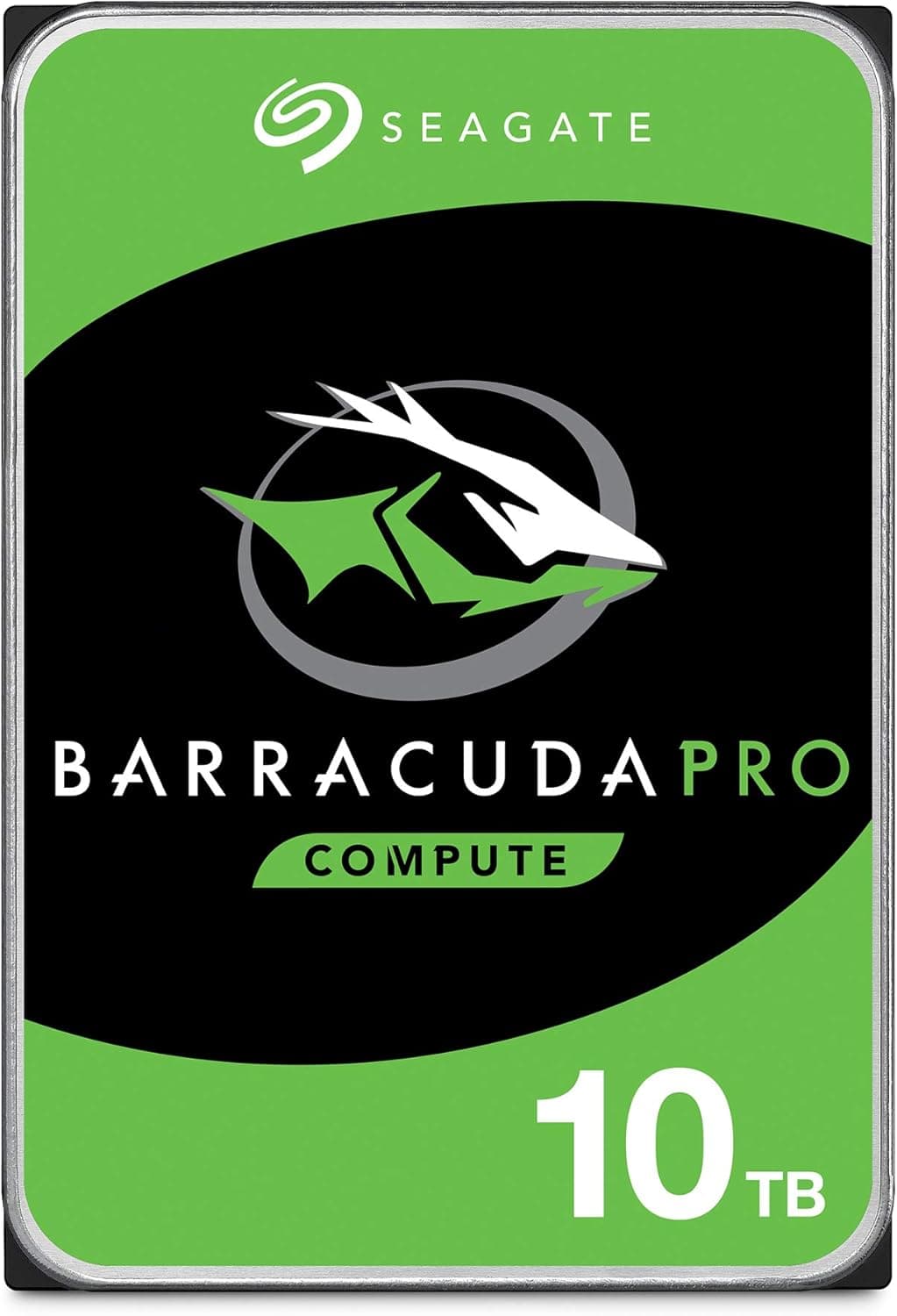 Seagate 10 TB BarraCuda Pro 3.5インチ内蔵ハードドライブ+ 2年間のレスキューデータ復旧（7200 RPM