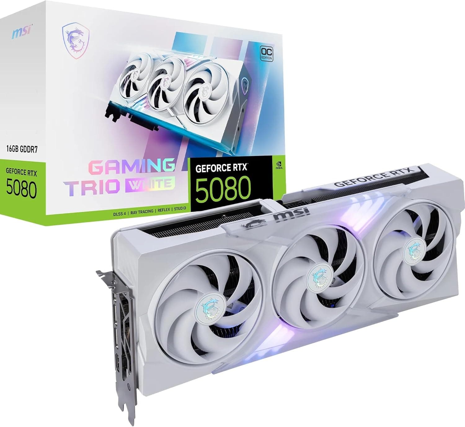 MSI GeForce RTX 5080 16G GAMING TRIO OC WHITE グラフィックスカード VD8976