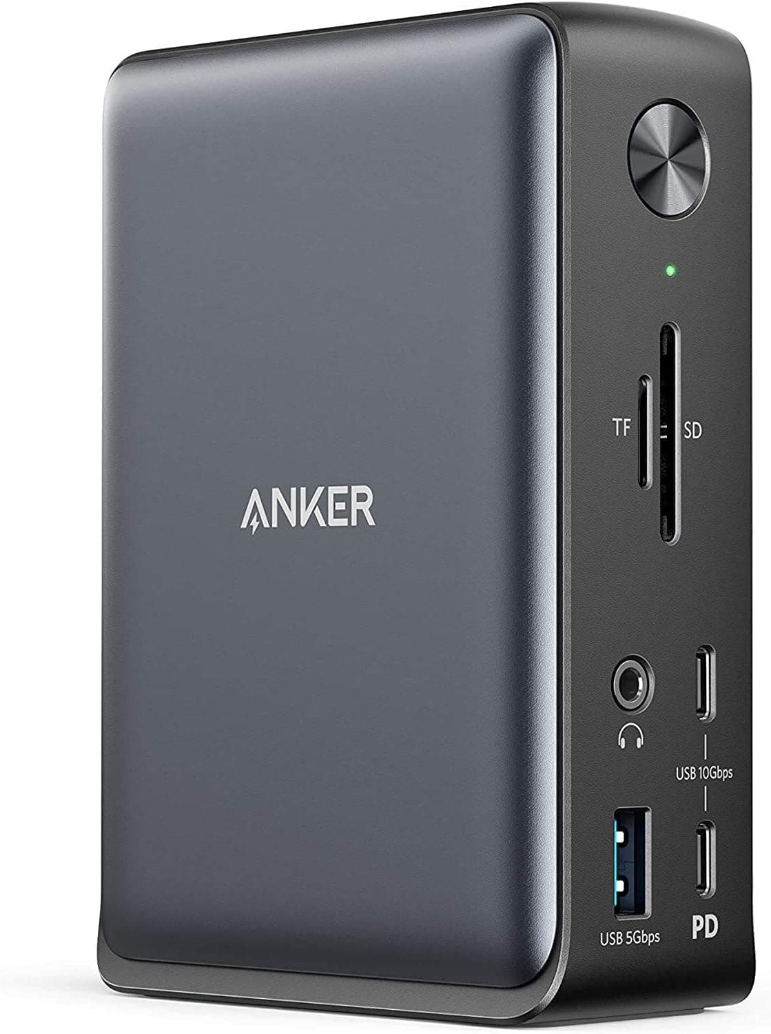 Anker PowerExpand 13-in-1 USB-C Dock ドッキングステーション 85W出力 4K対応 HDMIポート 1Gbps イーサネットポート 3.5mm オーディオジャック USB-A USB-Cポート microSD＆SDカードスロット搭載