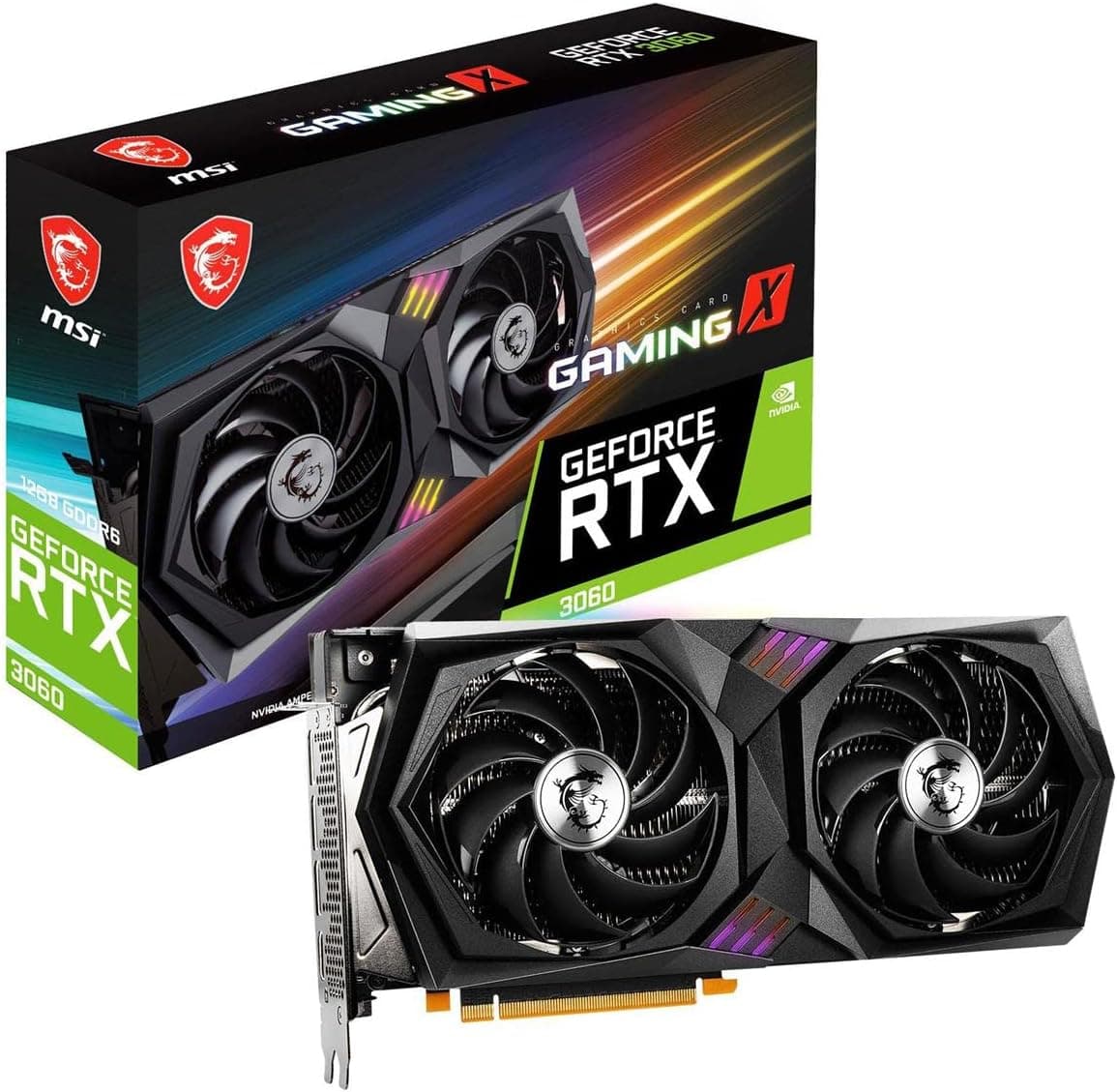 MSI GeForce RTX 3060 GAMING X 12G グラフィックスボード VD7552