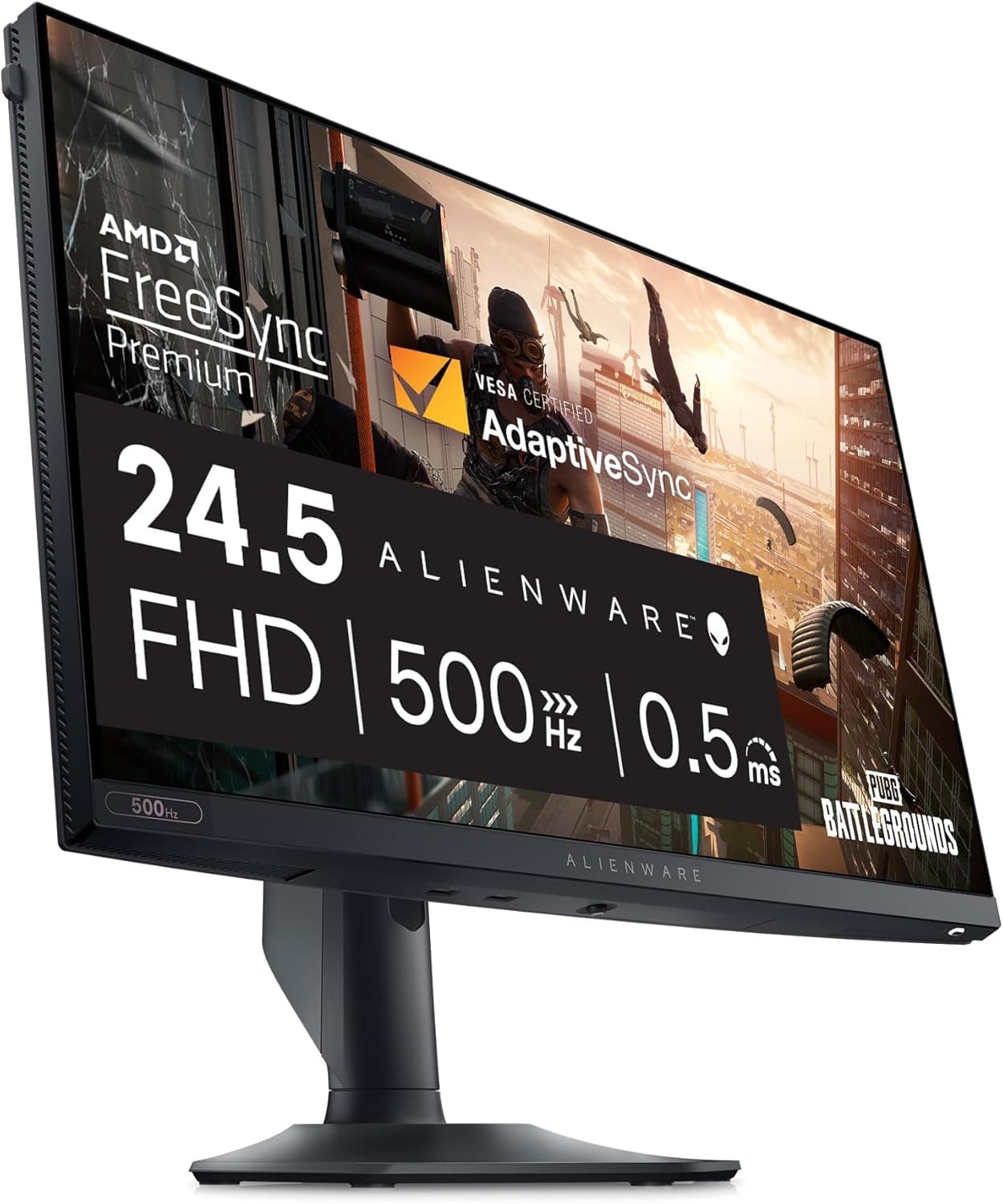 Alienware AW2524HF ゲーミングモニター - 24.5インチ (1920x1080) 500Hz (オーバークロック) 0.5msディスプレイ