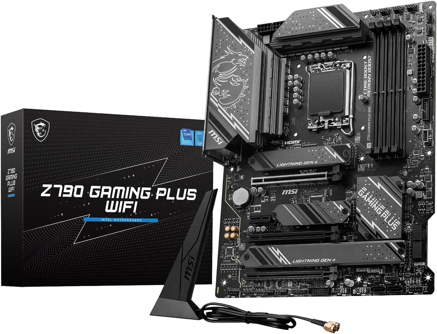 MSI Z790 GAMING PLUS WIFI intel 第14・13・12世代 Coreプロセッサ対応 LGA1700 DDR5 ATX マザーボード MB6471
