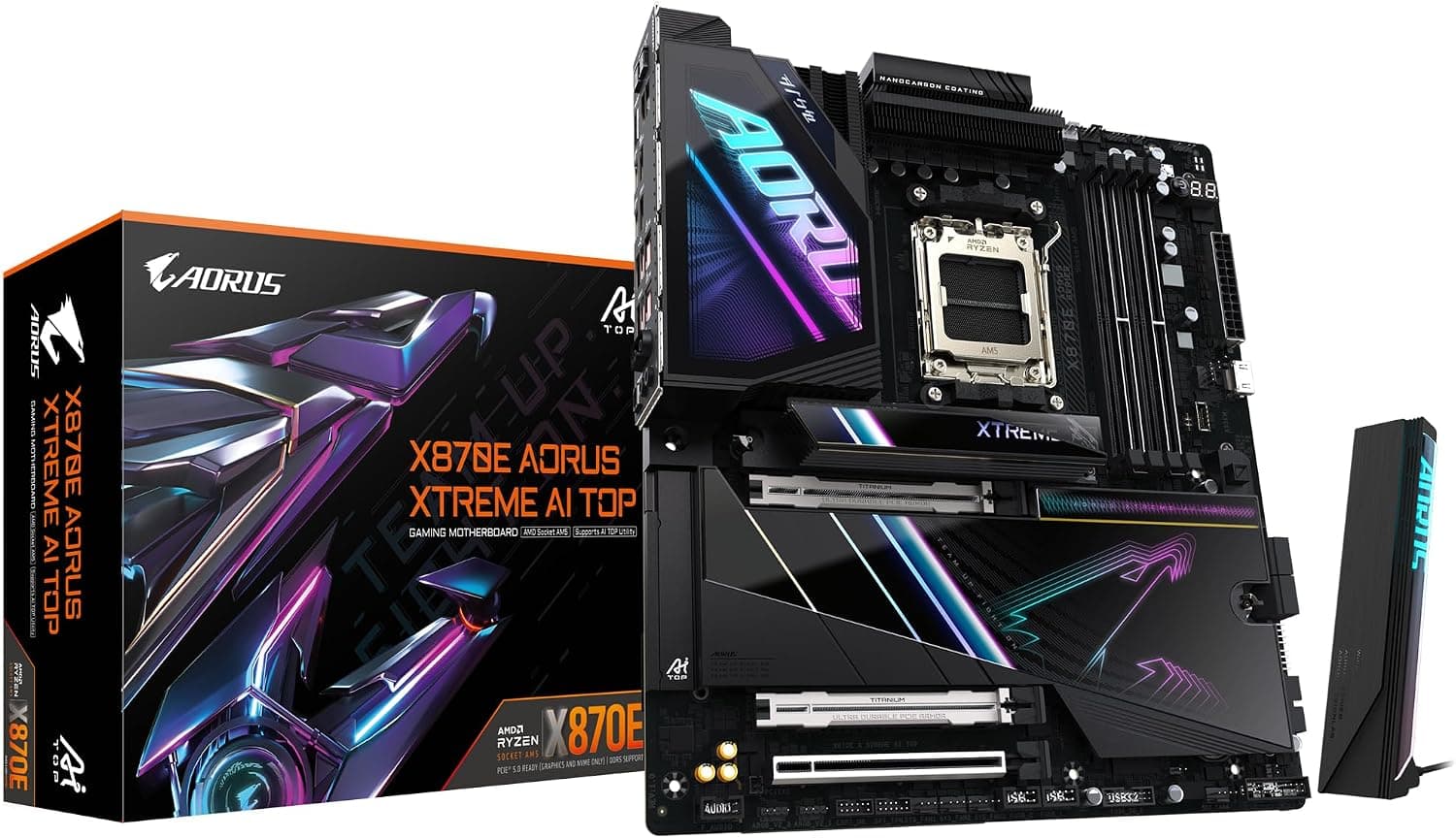 GIGABYTE X870E AORUS XTREME AI TOP マザーボード - AMD Ryzen 9000シリーズCPU