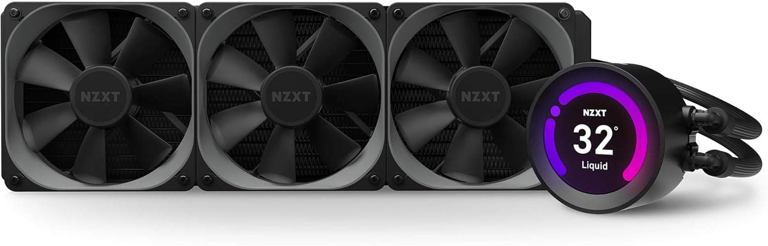 NZXT KRAKEN Z73 簡易水冷CPUクーラー 液晶モニタ搭載 RGB対応 360mm RL-KRZ73-01 FN1440