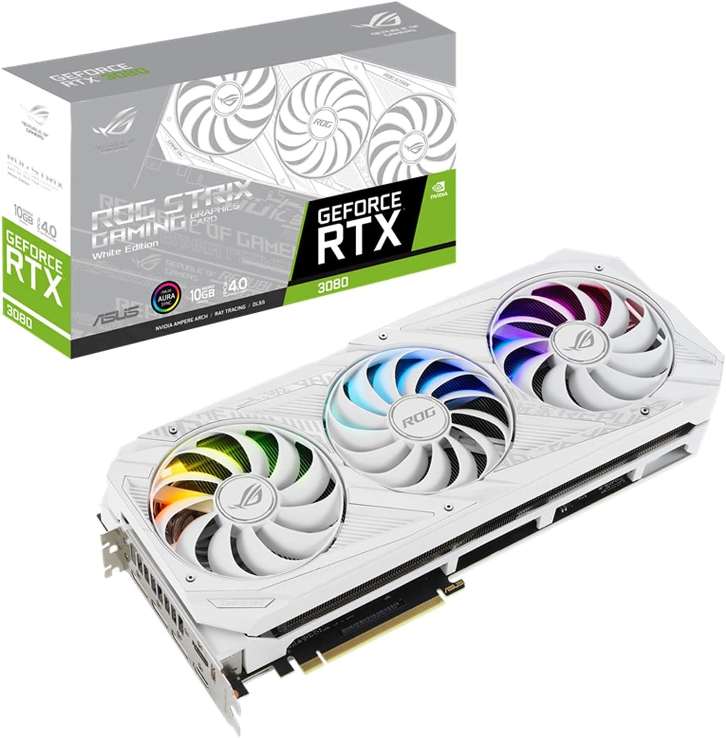 ASUS ROG Strix RTX 3080 10GB GDDR6X ホワイト
