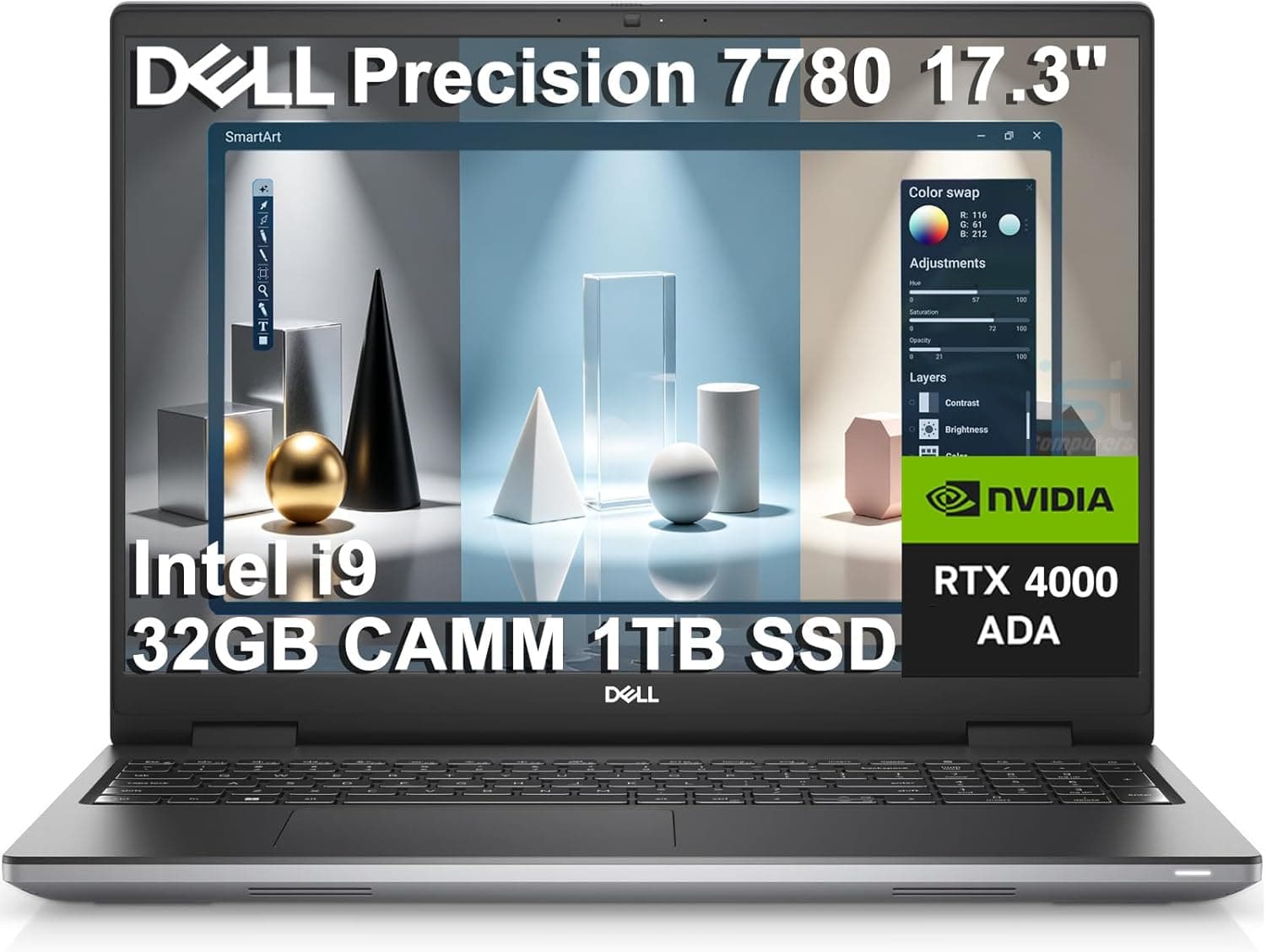 Dell Precision 7000 7780 モバイルワークステーションノートパソコン(NVIDIA RTX 4000 Ada 12GB