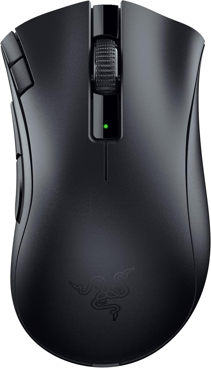 Razer DeathAdder V2 X HyperSpeed ゲーミングマウス 9ボタン受賞歴を誇るエルゴノミクスデザイン HyperSpeed Wireless 最大 235 時間バッテリー持続第 2 世代メカニカルマウススイッチ 14
