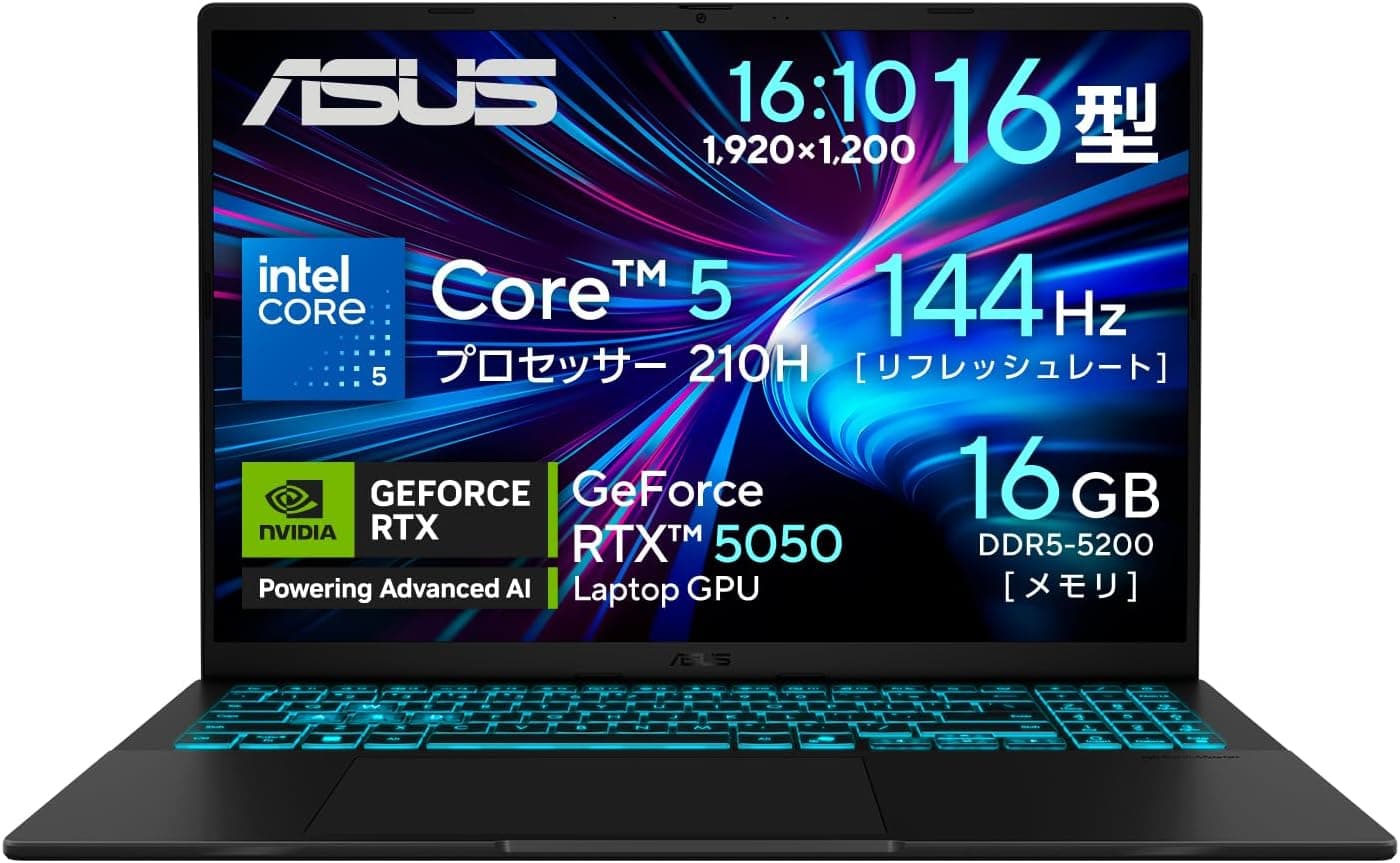 ASUS Gaming V16 V3607VH-C5165R5050W 16-inch Gaming Laptop (1.95 kg)