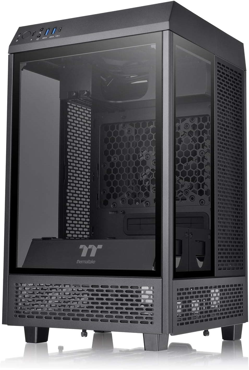 Thermaltake The Tower 100 ミニタワーPCケース 3面強化ガラス