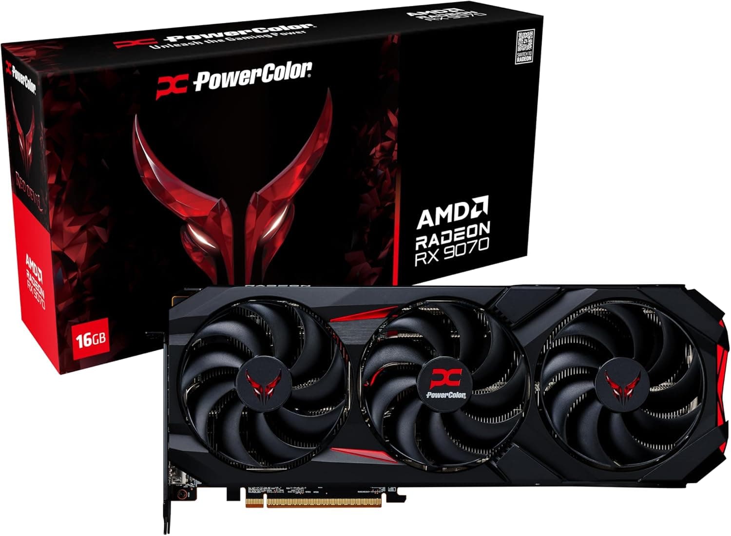 POWERCOLOR Radeon RX9070 GDDR6 16GB グラフィックボード