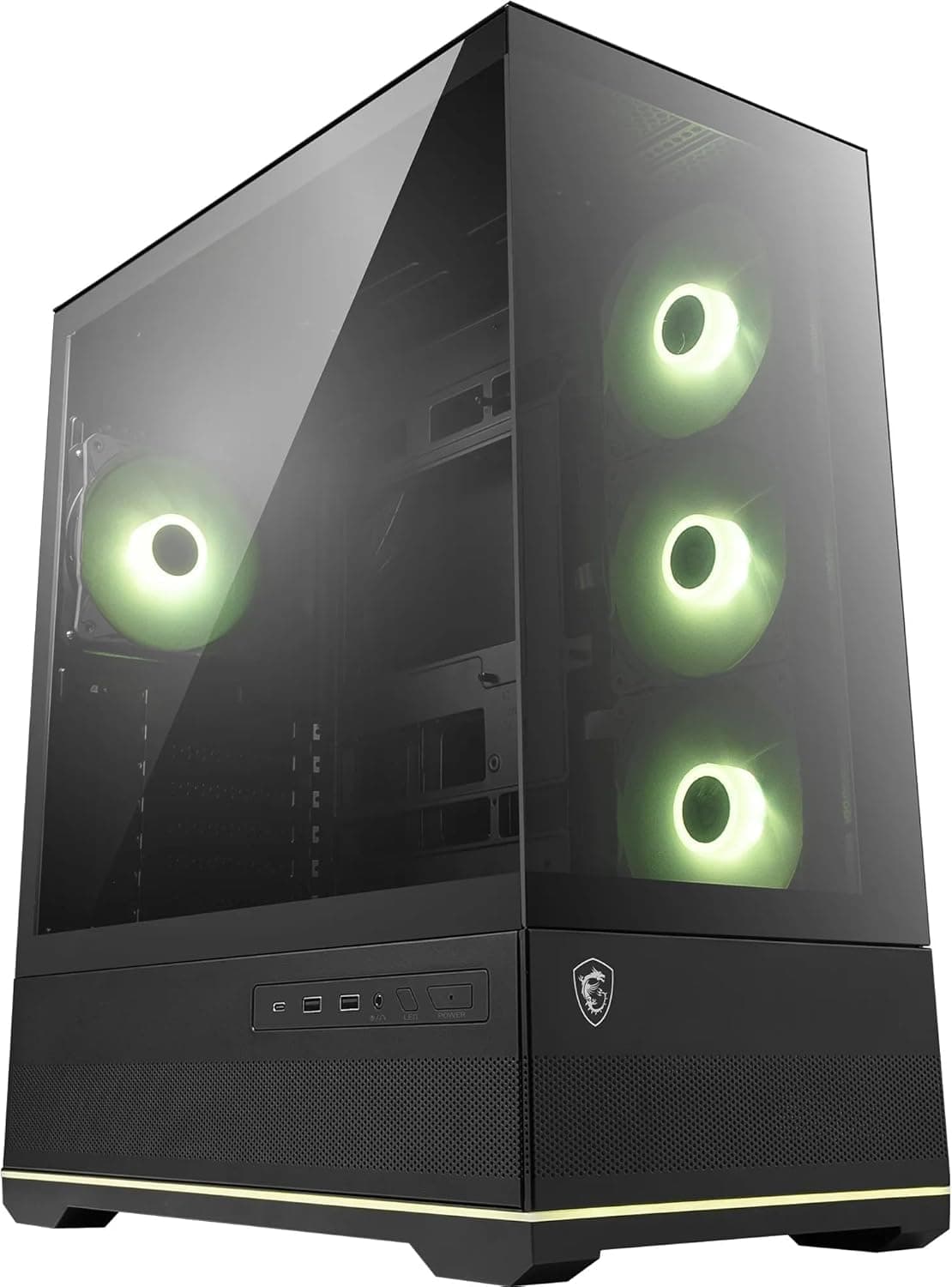 MSI MAG PANO 110R PZ - ミッドタワー型ゲーミングPCケース - 最大400mm GPUをサポート