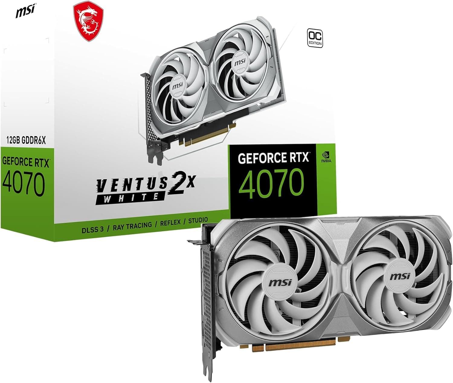 MSI Gaming GeForce RTX 4070 12GB GDRR6X エクストリームクロック