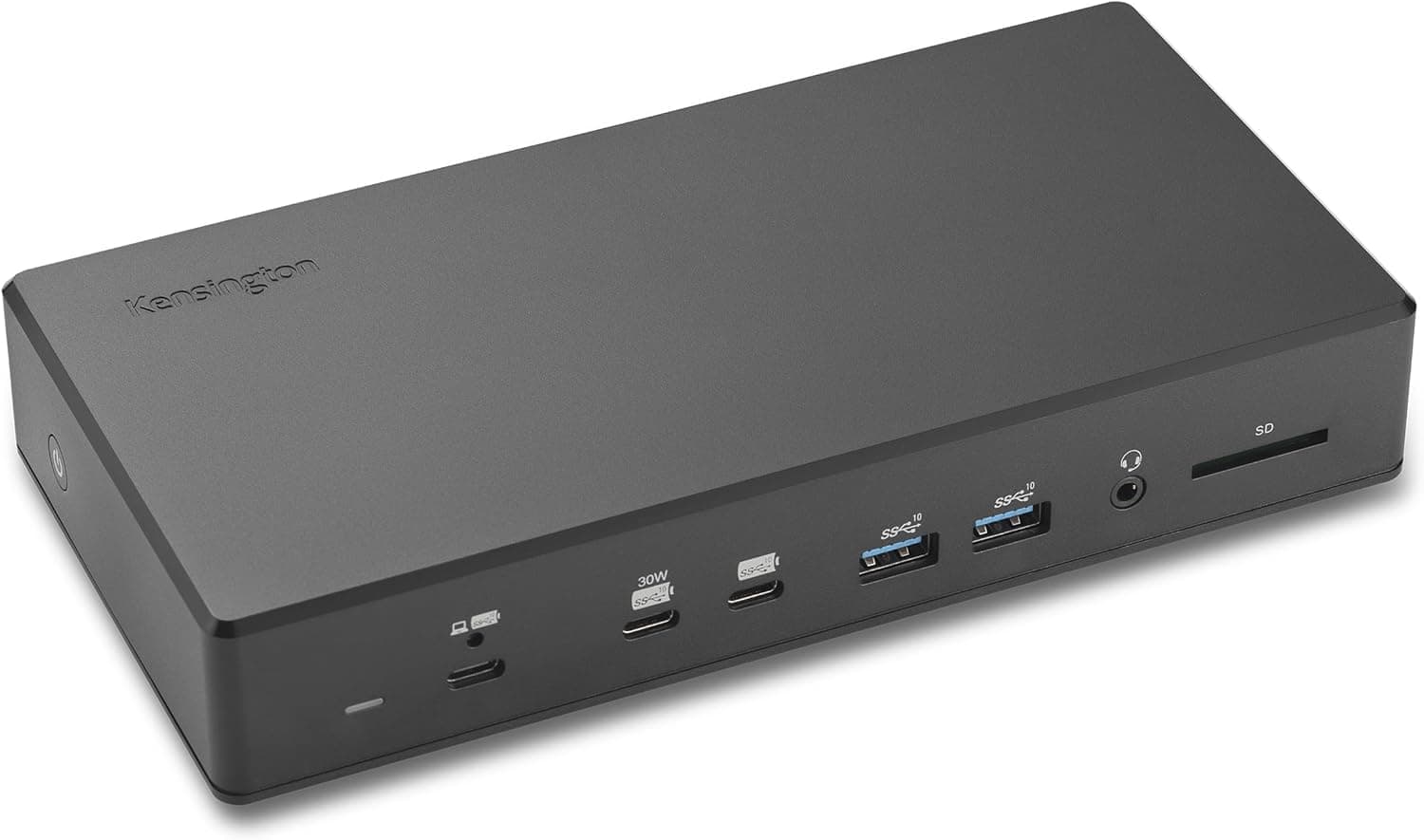 Kensington SD4880P USB-C 4K クアッドモニター ドッキングステーション USB-A 6個 &amp; USB-C 4個 2Gbps イーサネット 100W PD オーディオジャック DisplayPort 2x HDMI SDカードリーダー Windowsノートパソコン用 (K34113NA)