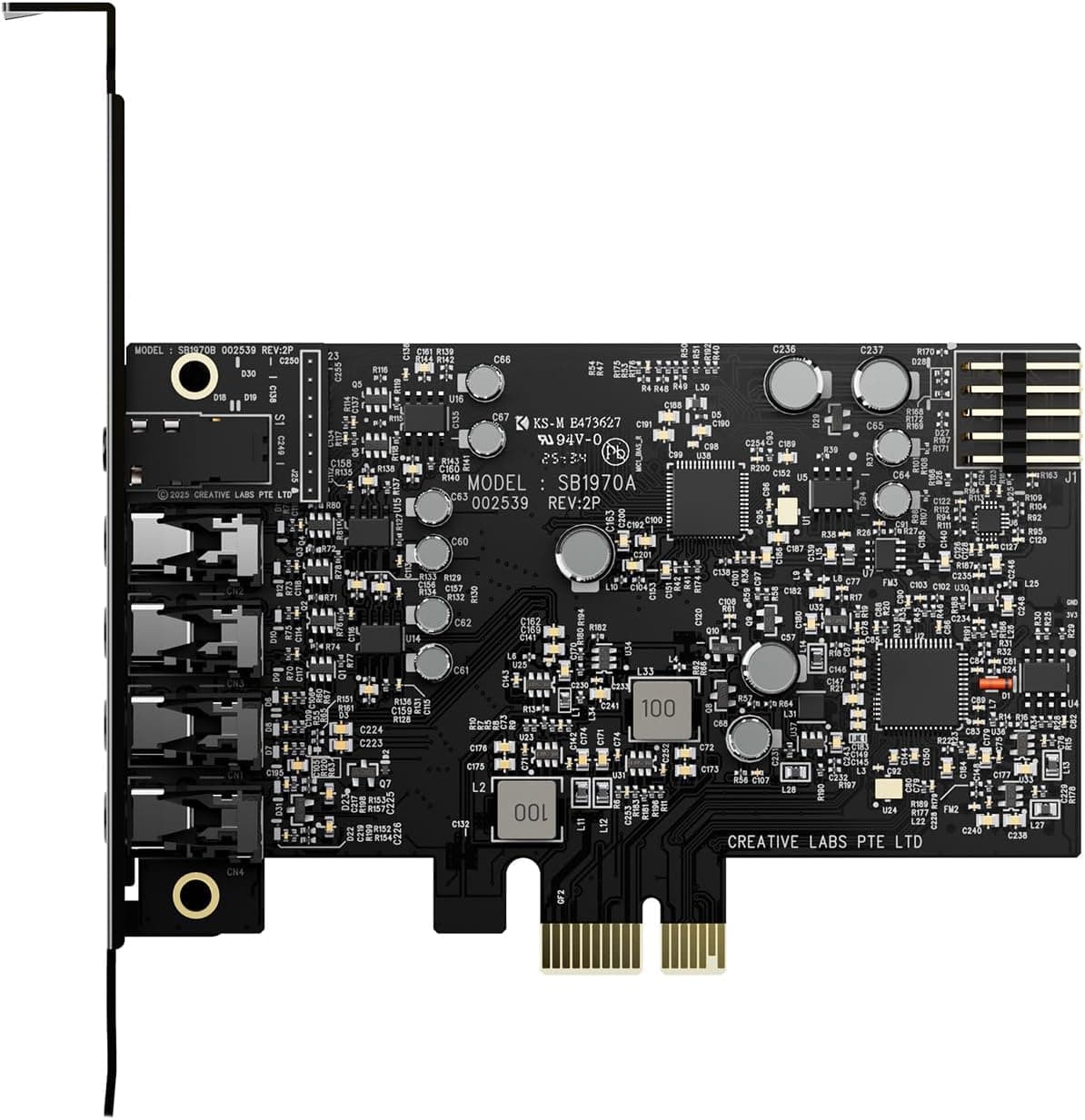 Creative Sound Blaster Audigy Fx Pro ハイレゾ PCI-e サウンドカード 7.1ディスクリートおよびバーチャルサラウンド