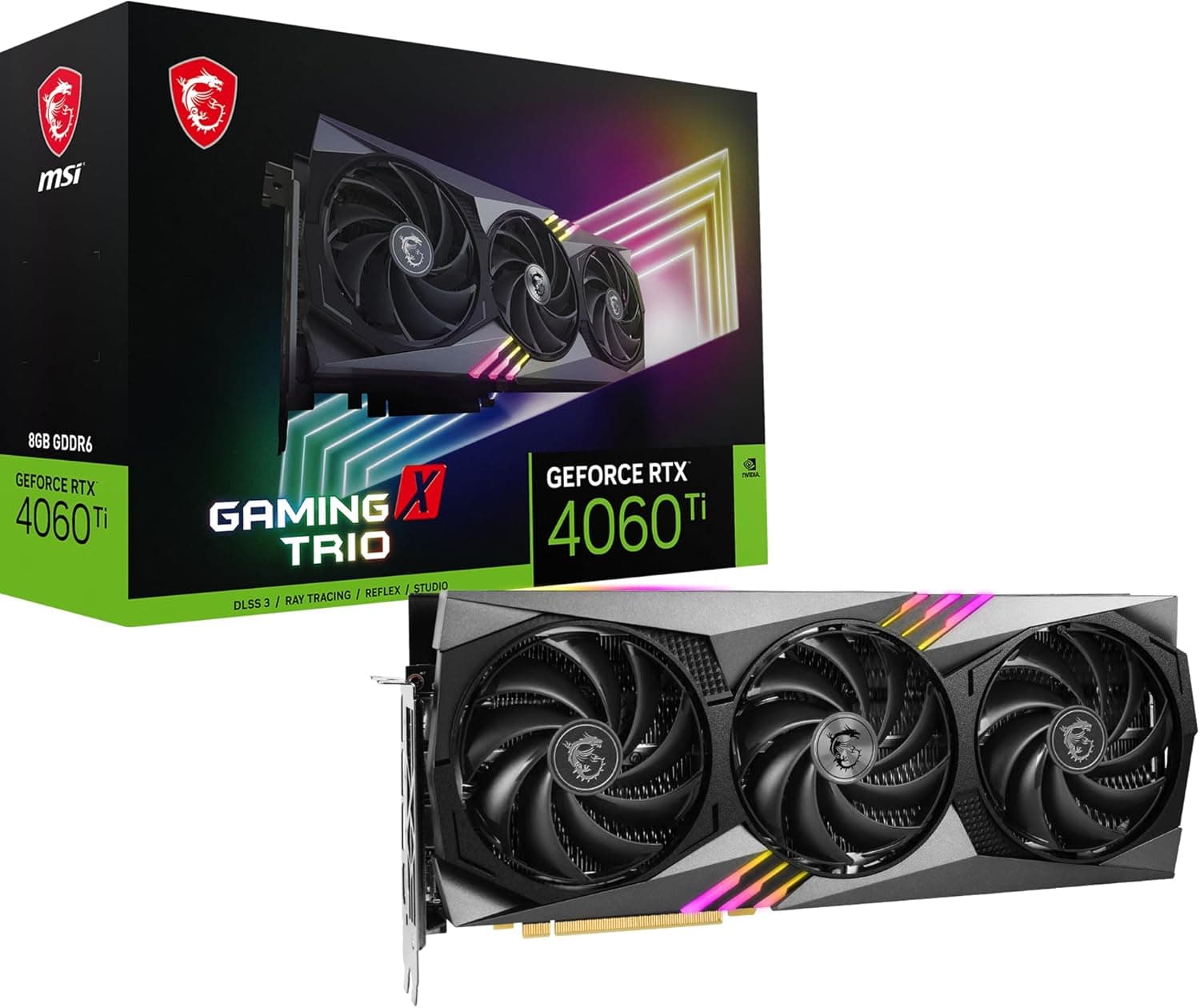 MSI RTX 4060 Ti GAMING X TRIO 8GB GDDR6