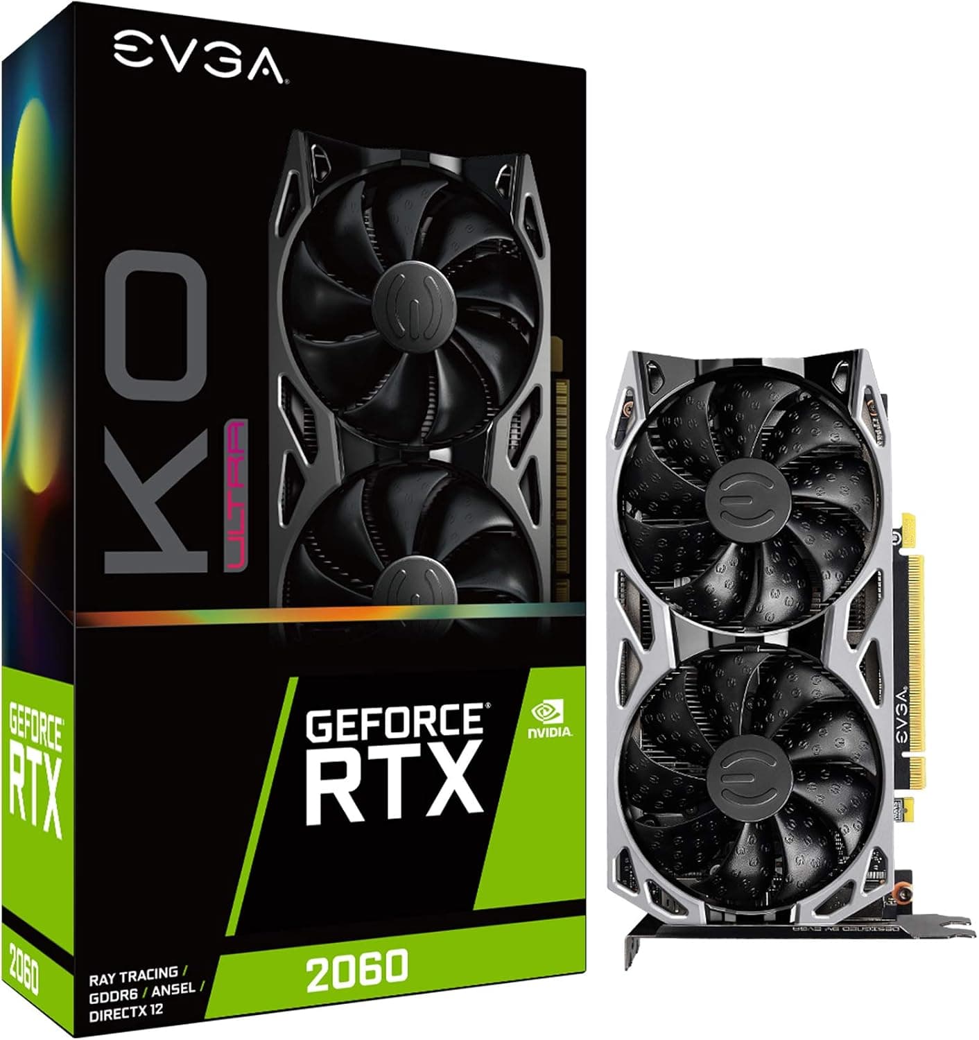 EVGA GeForce RTX 2060 XC ウルトラゲーミング Dual Fan 06G-P4-2068-KR
