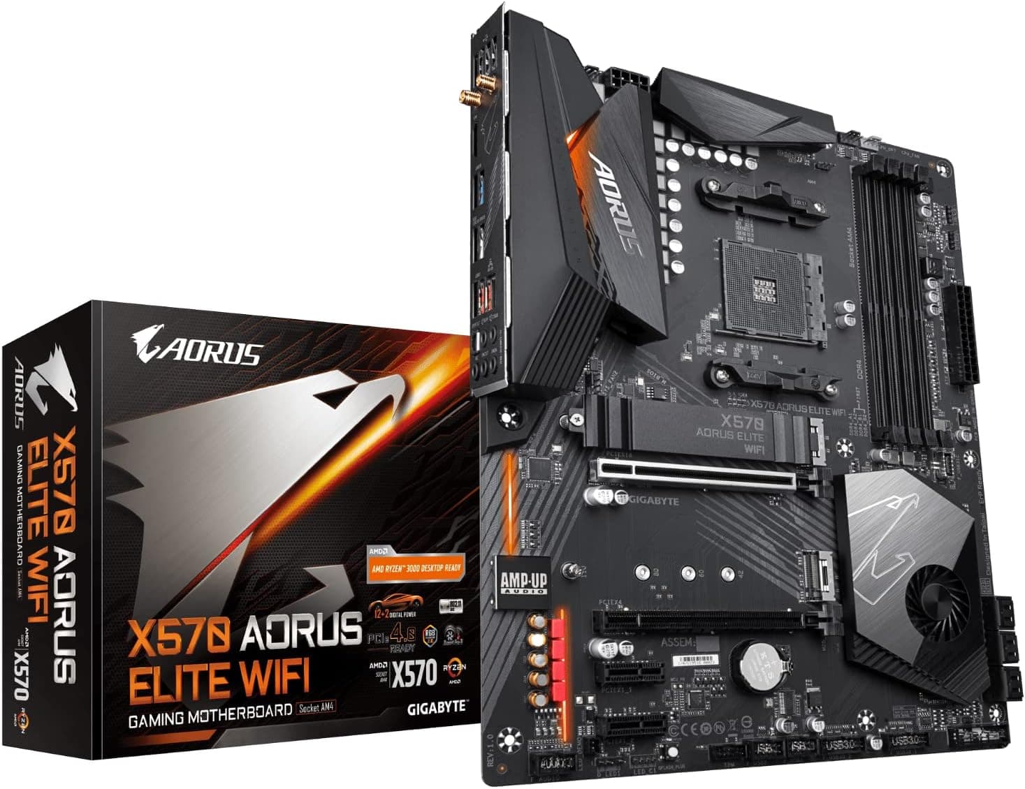 GIGABYTE X570 AORUS Elite Wi-Fi (AMD Ryzen 3000