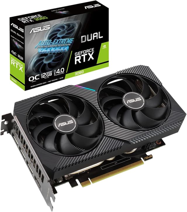 ASUS デュアル RTX3060 OC 12GB GDDR6 PCIe 4.0
