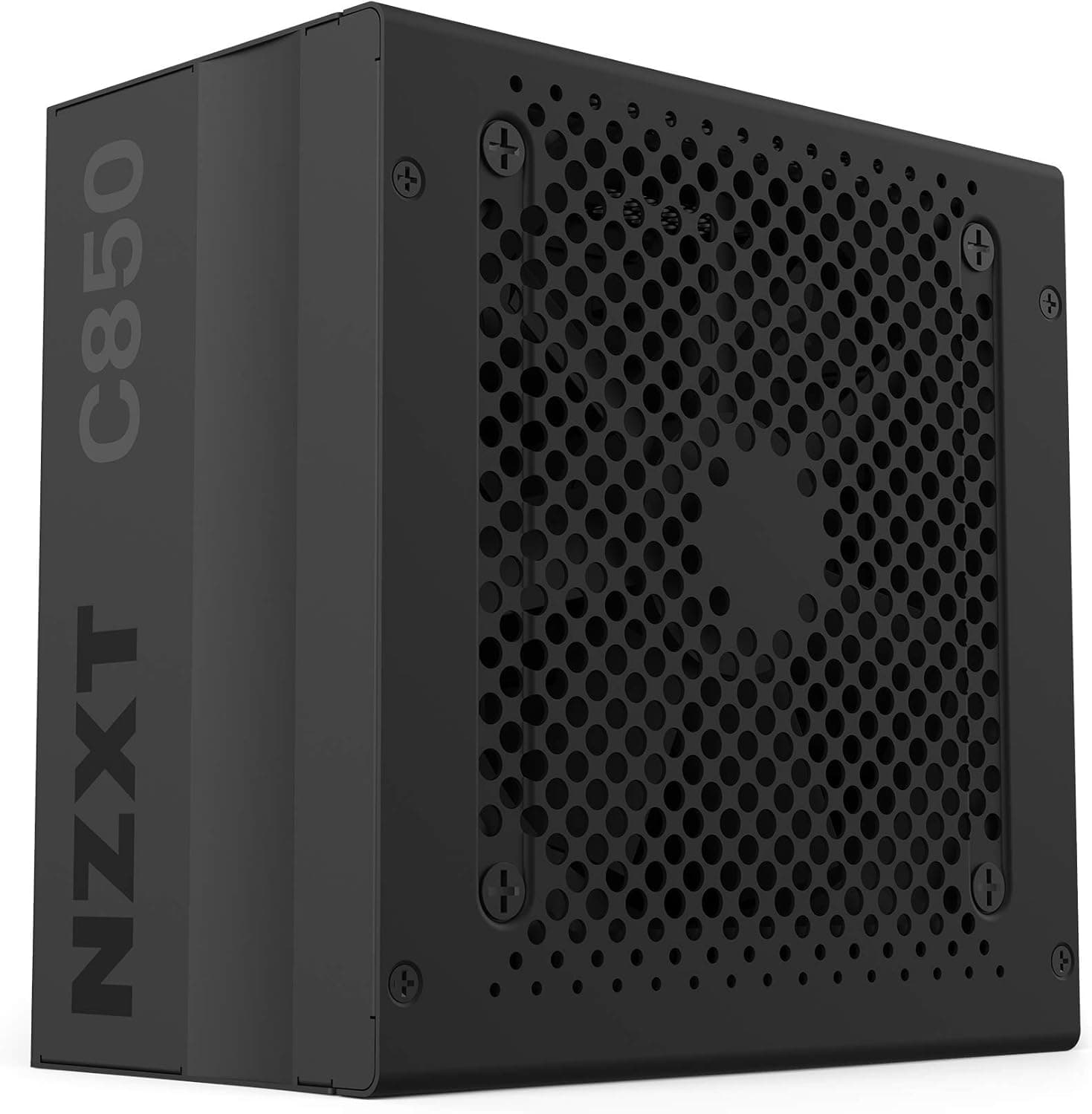 NZXT C850 - NP-C850M - 850 Watt PSU - 80+ Gold Certified - Hybrid Silent Fan Control - Fluid Dynamic Bearings - Modular Design - Sleeved Cables - ATX Gaming Pow