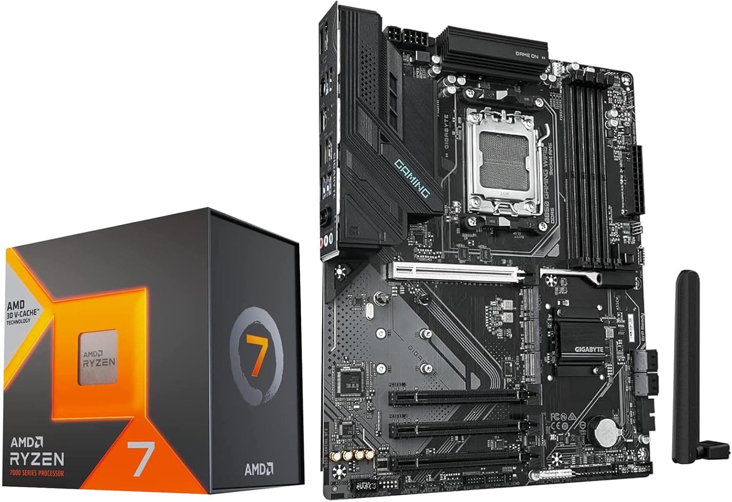 マイクロセンター AMD 7800X3D プロセッサー GIGABYTE B850 Gaming WFマザーボード付き