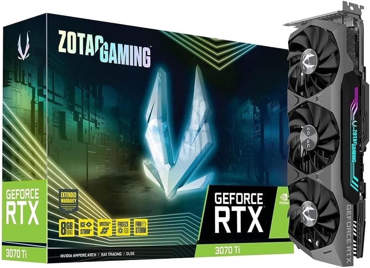 Zotac GAMING GeForce RTX 3070 Ti NVIDIA 8 GB GDDR6X