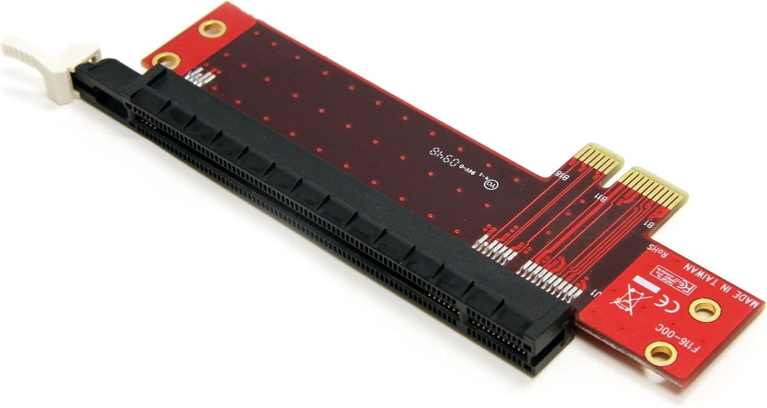 StarTech.com PCI Express x1－x16変換カード ロープロファイル用スロット拡張アダプタ(PCIe x1からx16へ) PEX1TO162