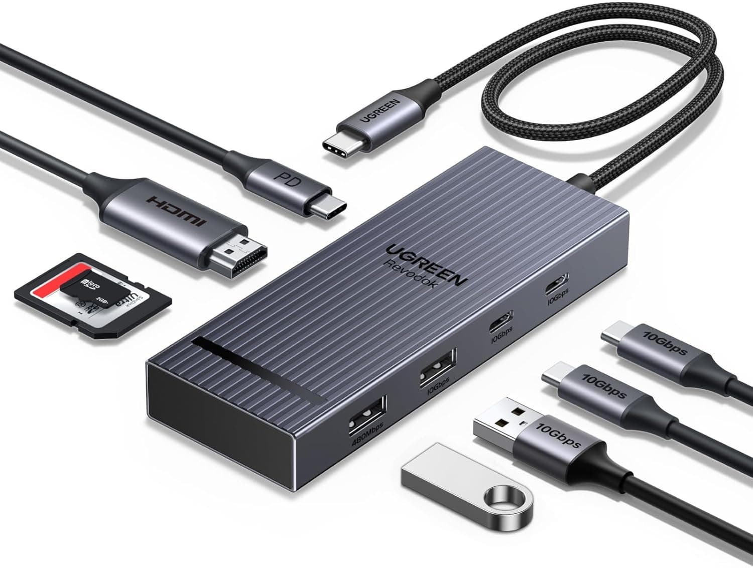 UGREEN Revodok Pro USB-Cハブ Type-c 8-in-1